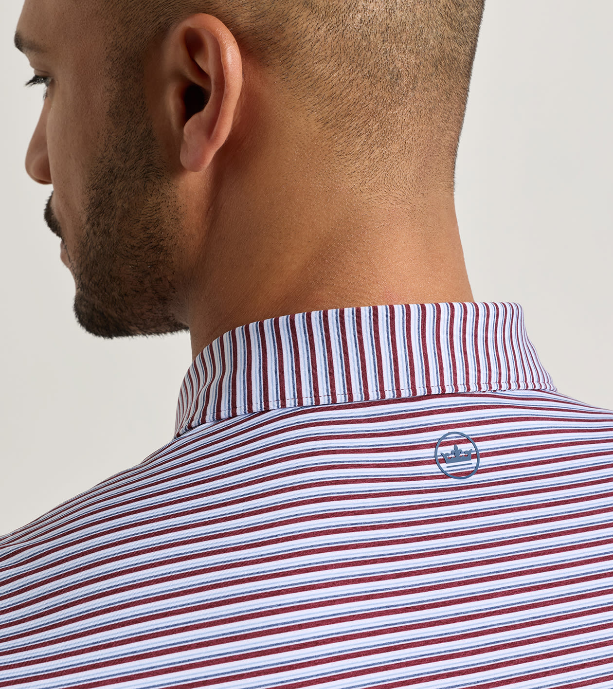 Brooks Performance Jersey Polo by Peter Millar - Bordeaux