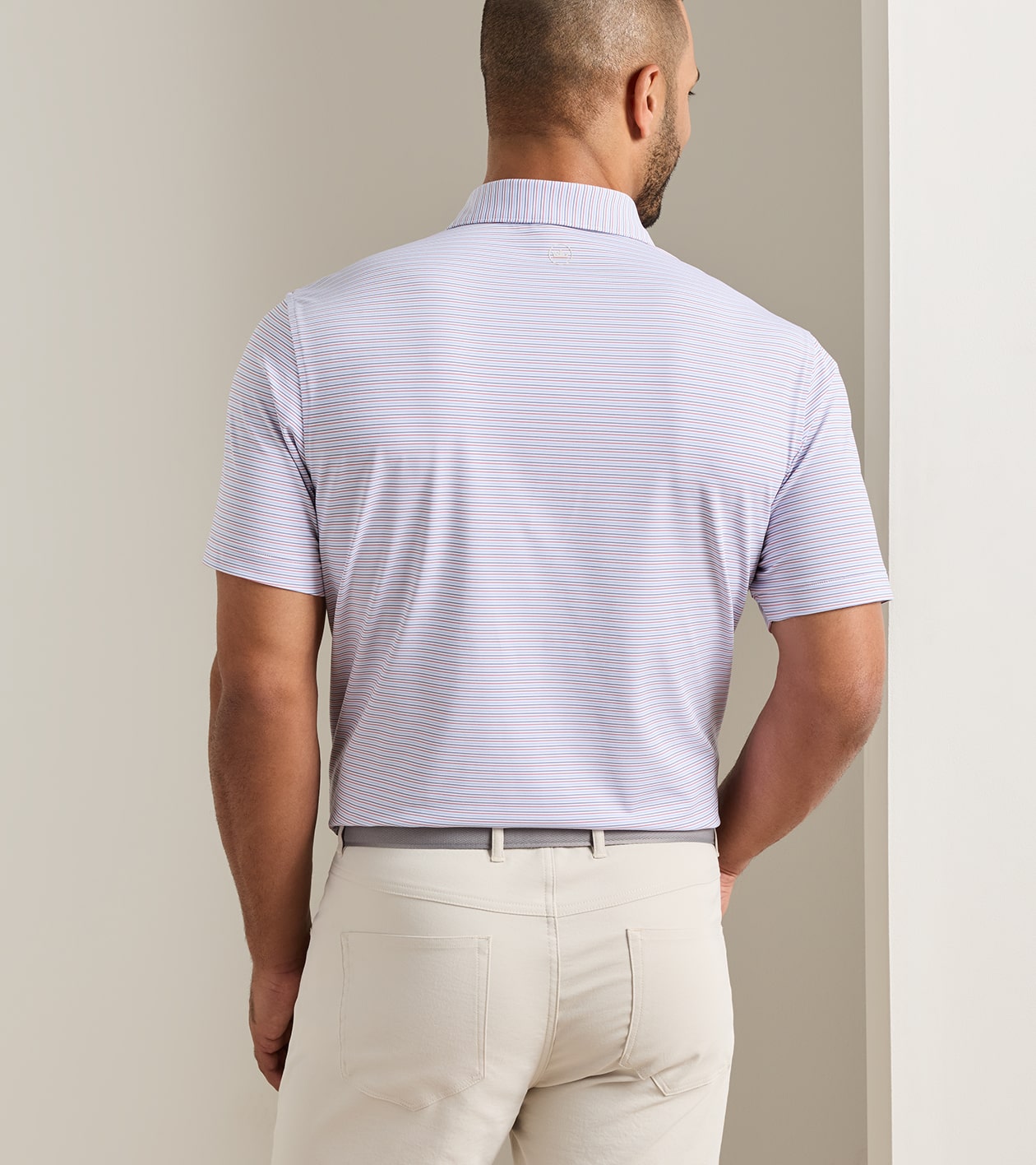 Pierce Performance Jersey Polo by Peter Millar - White