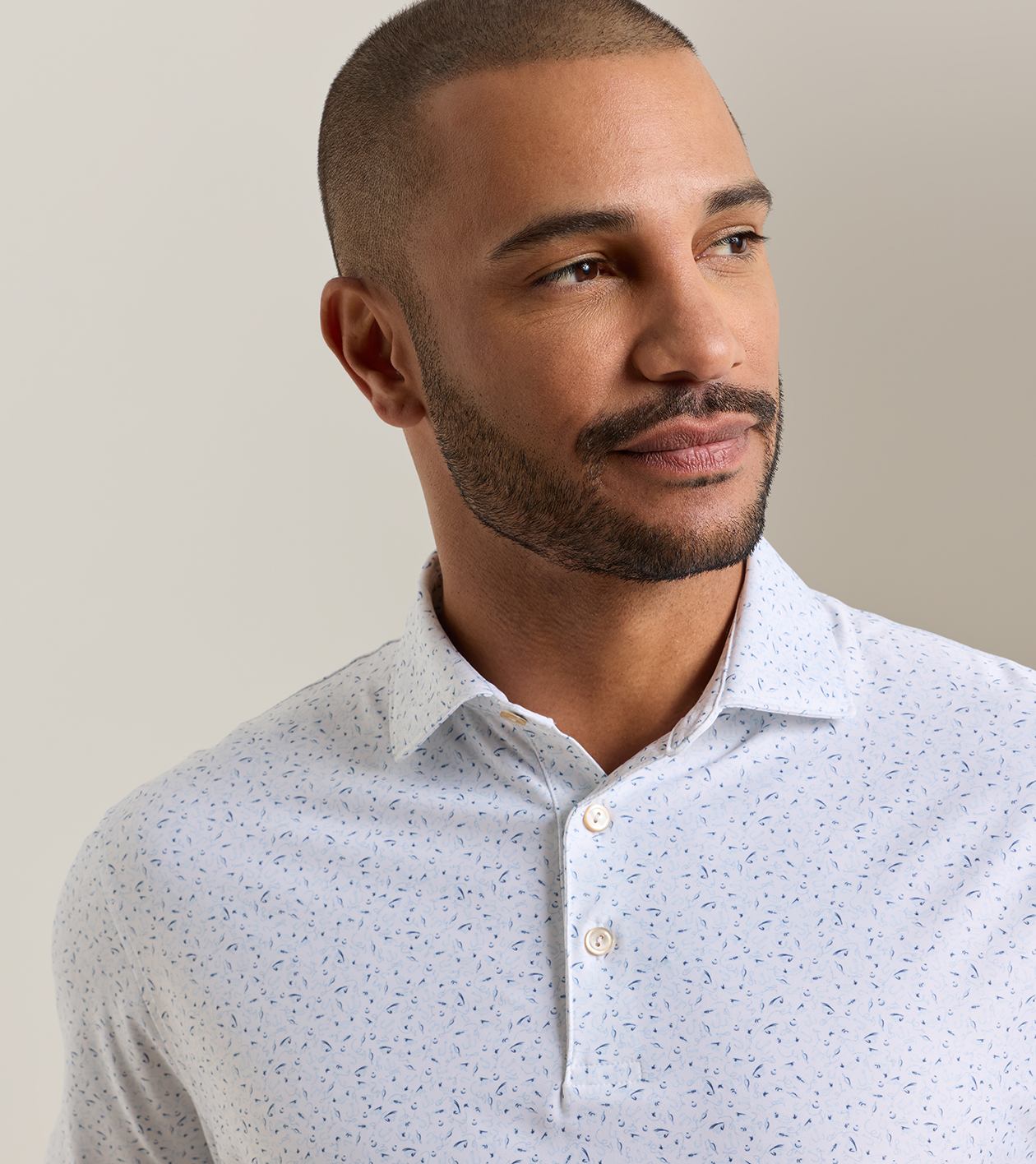 On The Line Performance Jersey Polo by Peter Millar - White