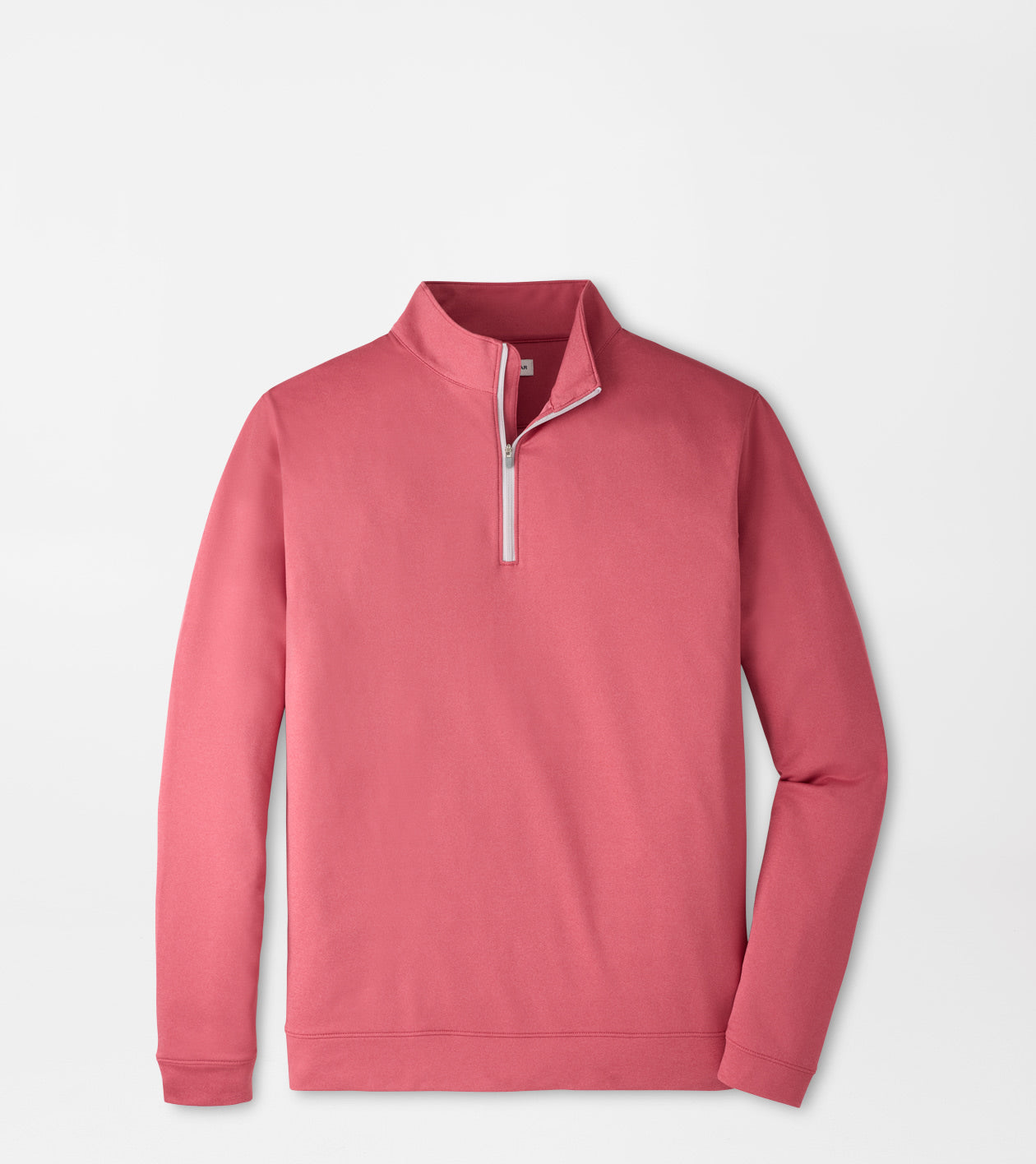 Perth Mélange Performance Quarter-Zip by Peter Millar - Red Coral
