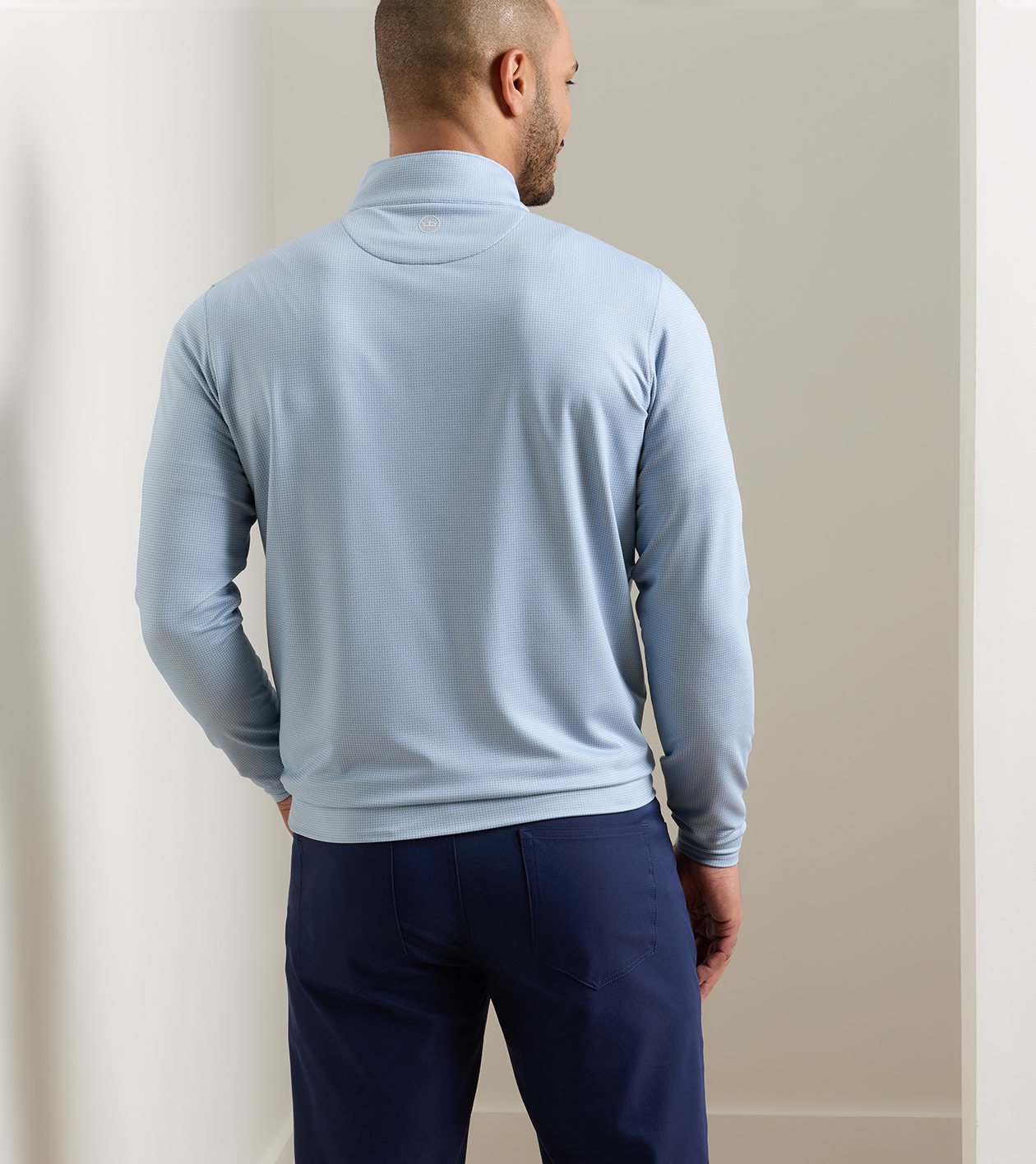 Perth Basketweave Performance Quarter-Zip by Peter Millar - Lakeside