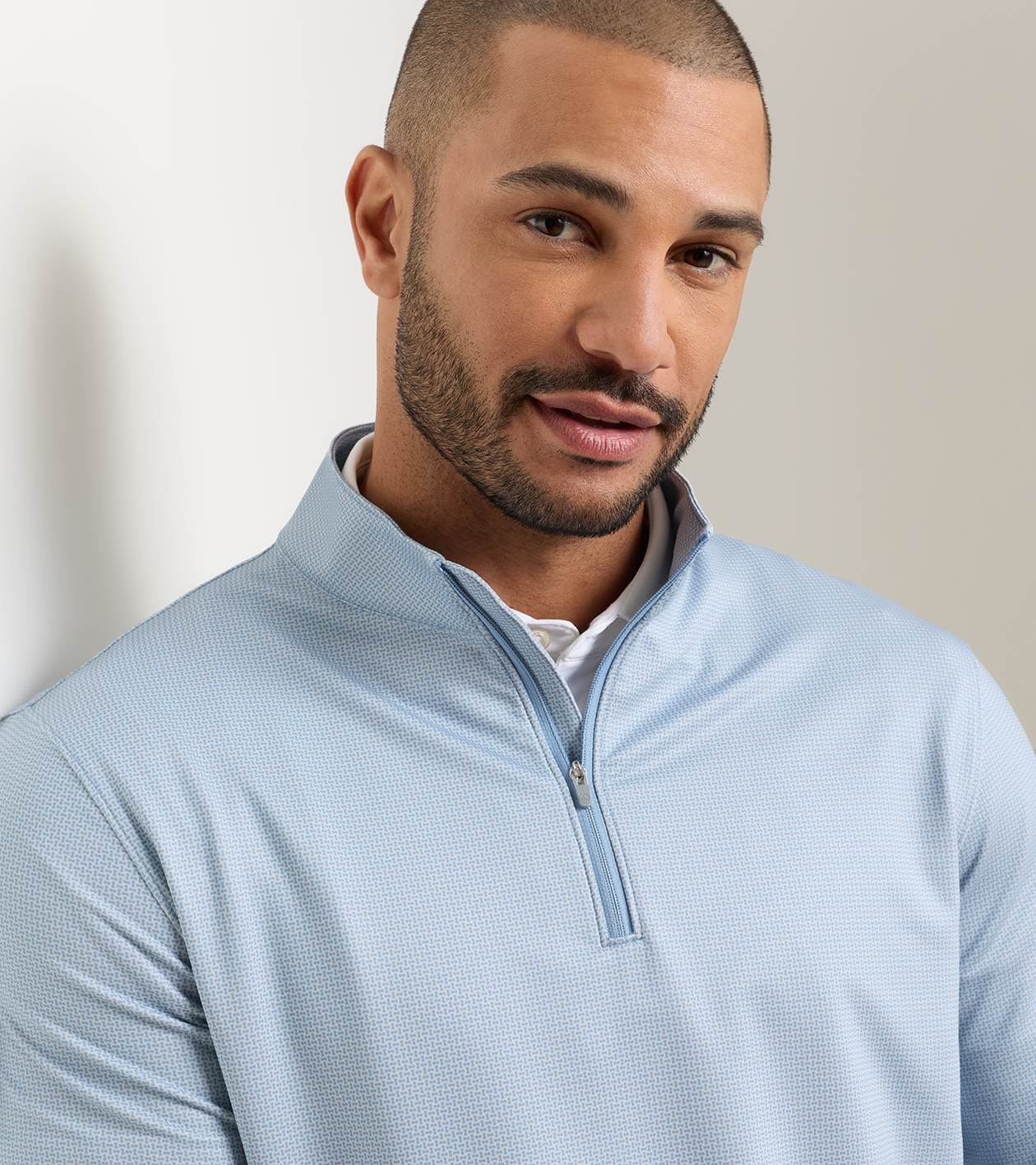 Perth Basketweave Performance Quarter-Zip by Peter Millar - Lakeside