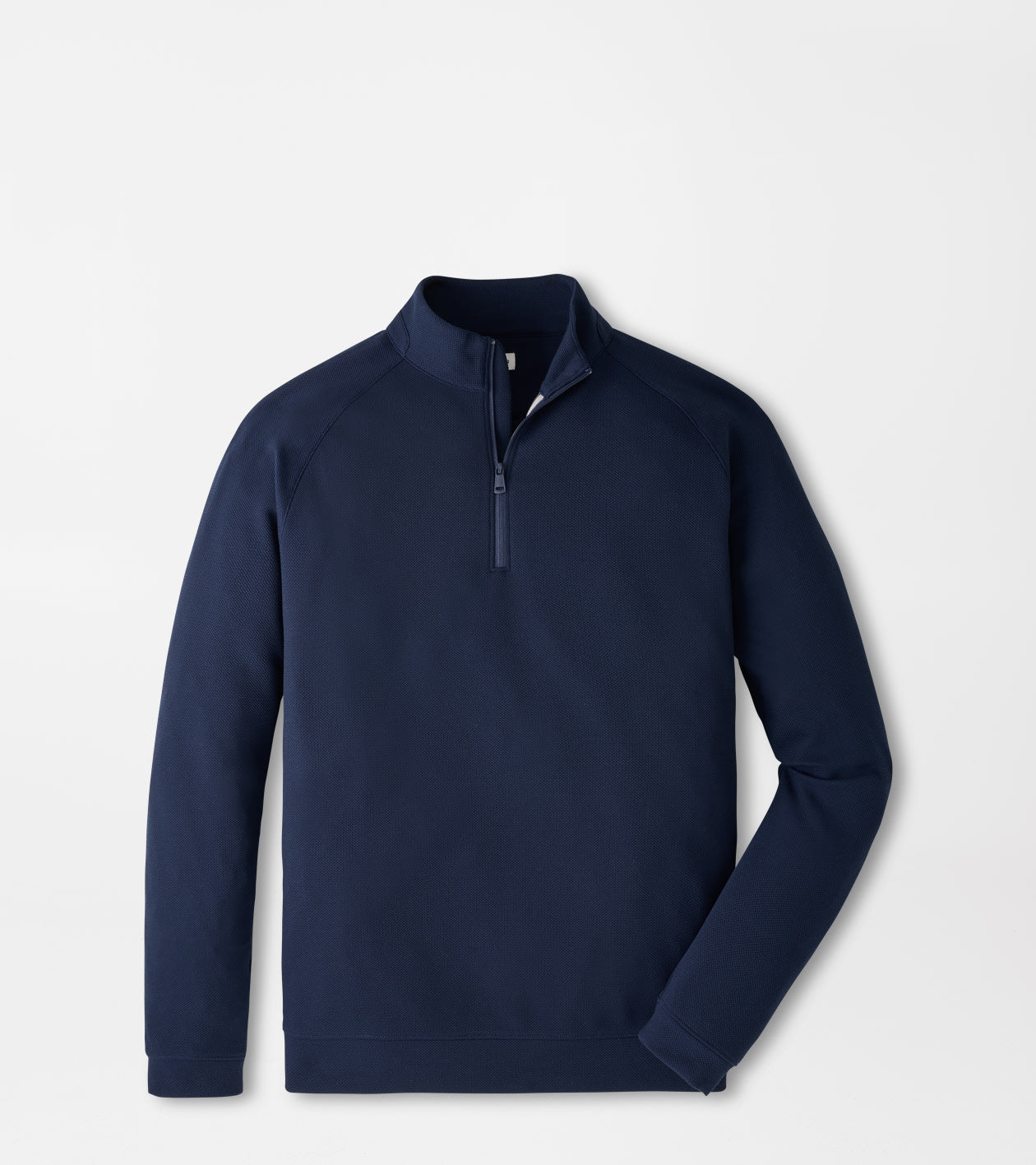 Cradle Piqué Performance Quarter-Zip by Peter Millar - Navy