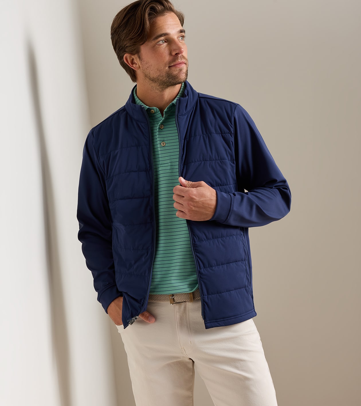 Merge Hybrid Jacket by Peter Millar - Navy