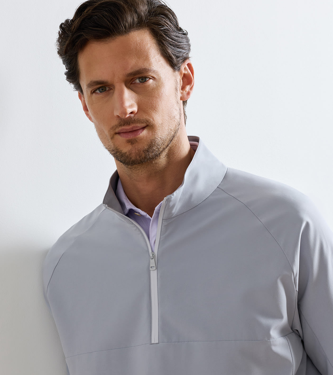 Gale Half-Zip by Peter Millar - Gale Gray