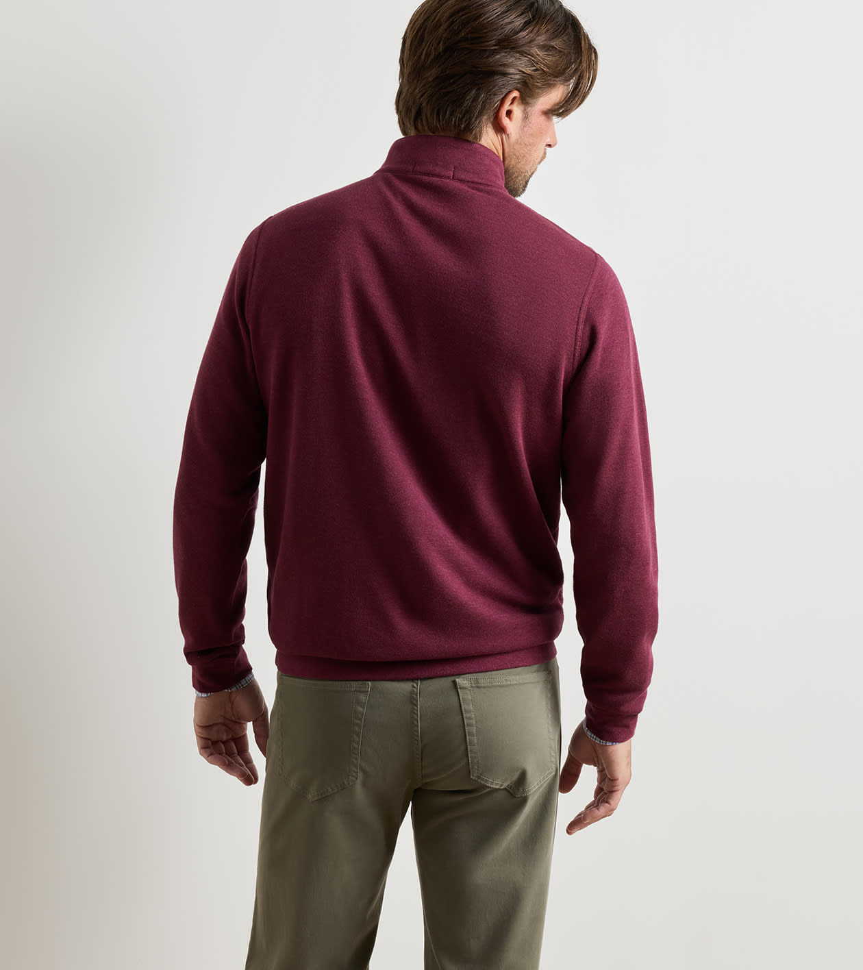 Crown Comfort Pullover by Peter Millar - Bordeaux