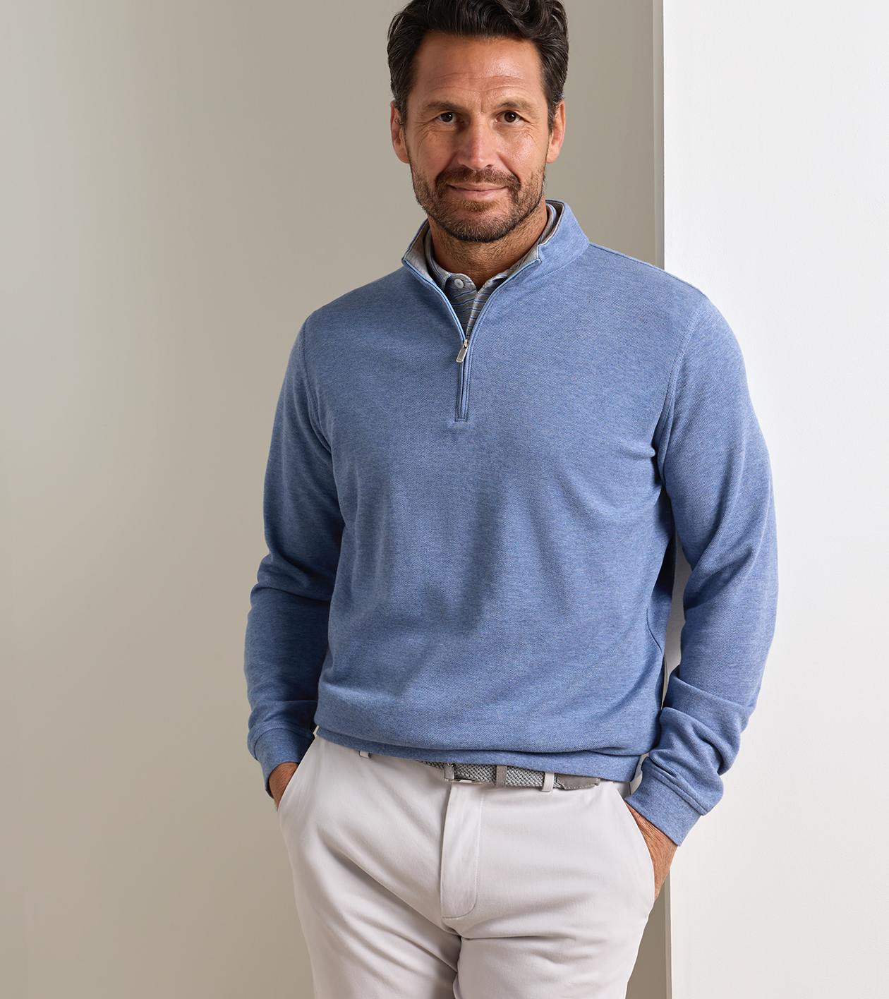 Crown Comfort Pullover by Peter Millar - Summer Rain