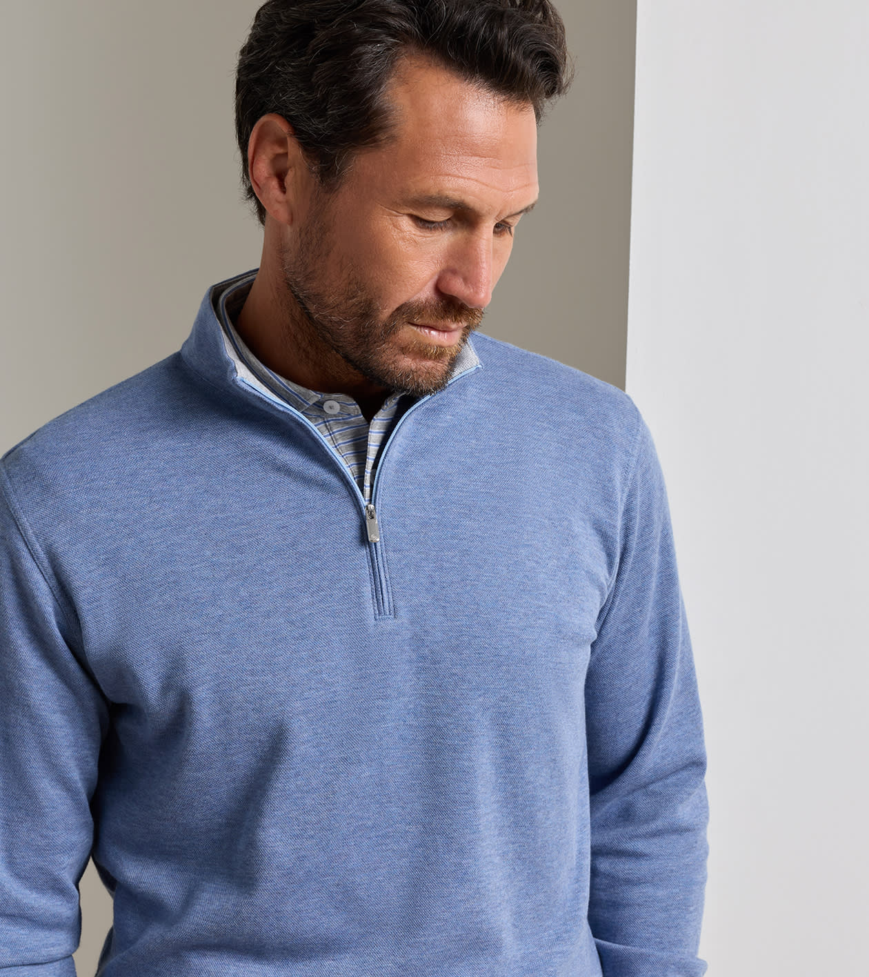 Crown Comfort Pullover by Peter Millar - Summer Rain