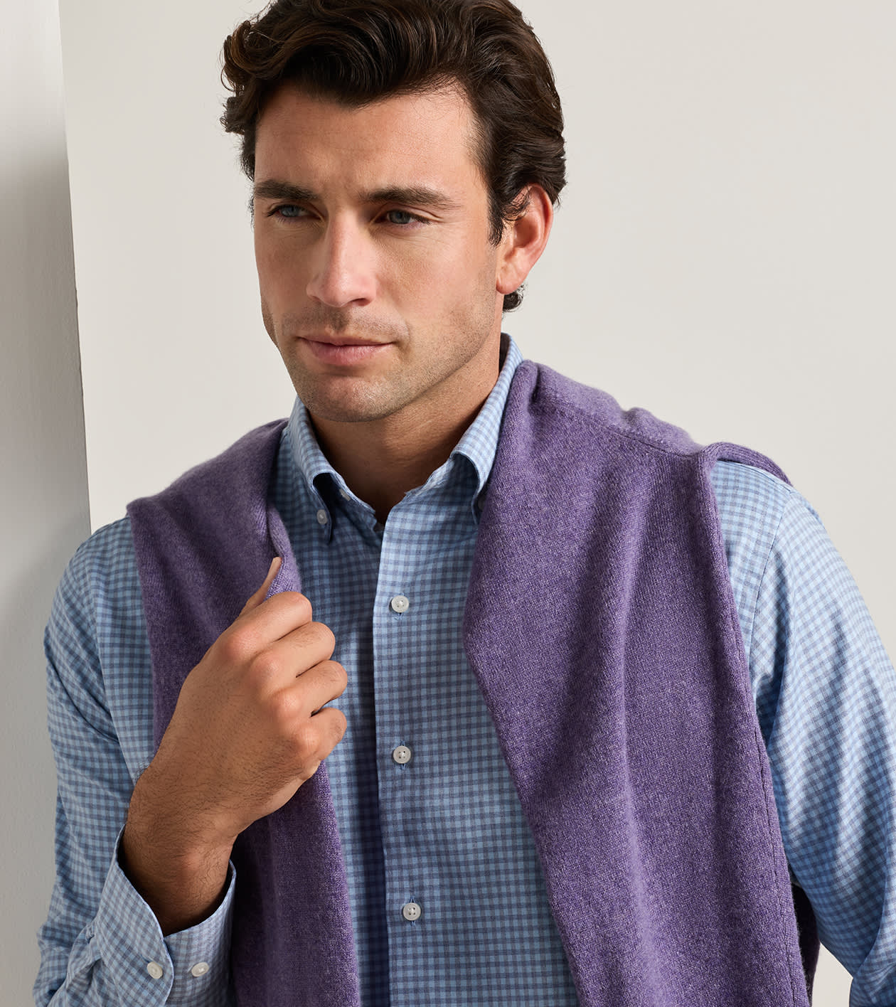 Liam Crown Soft Twill Sport Shirt by Peter Millar - Blue Freesia