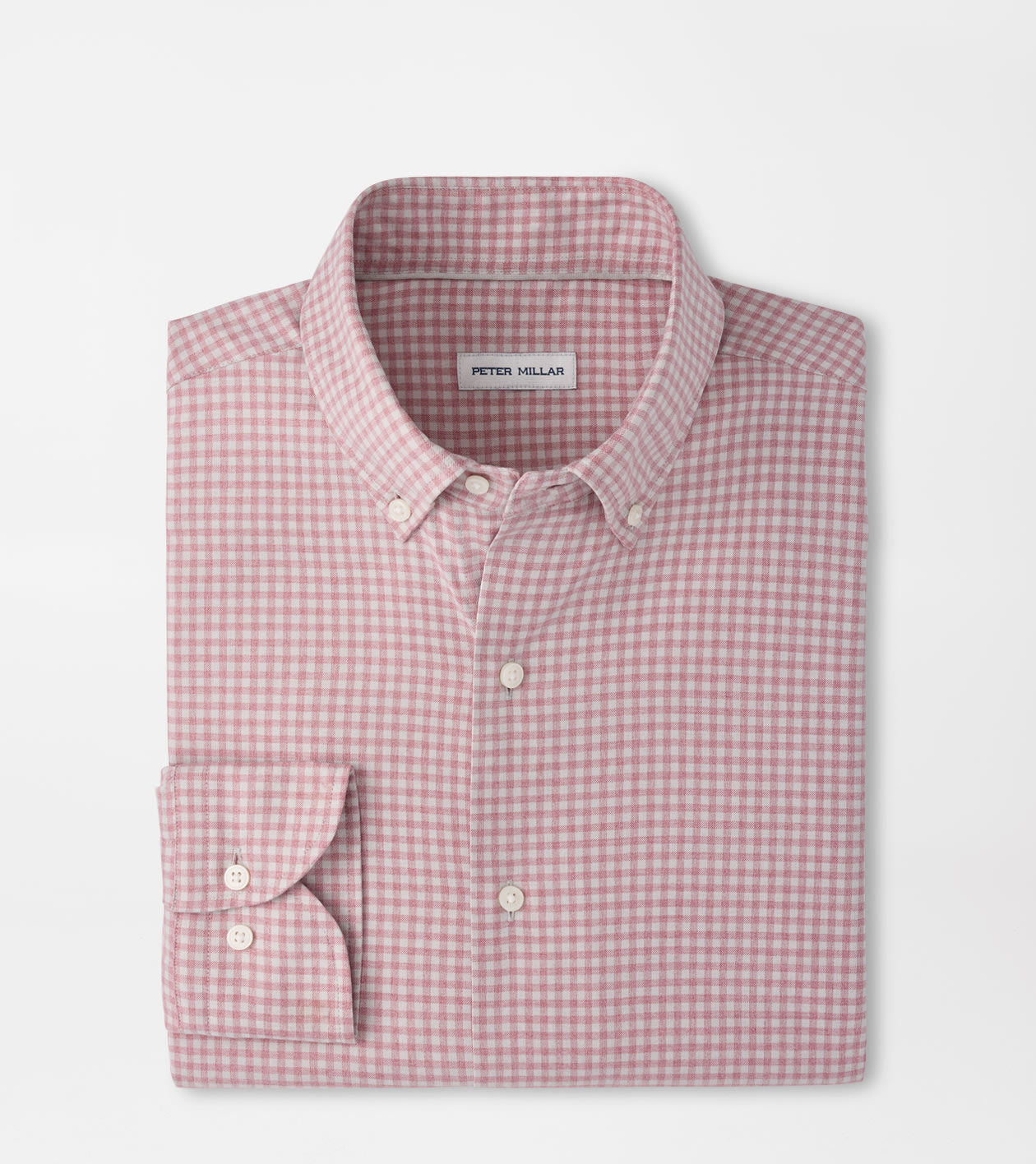 Liam Crown Soft Twill Sport Shirt by Peter Millar - Dusty Rose