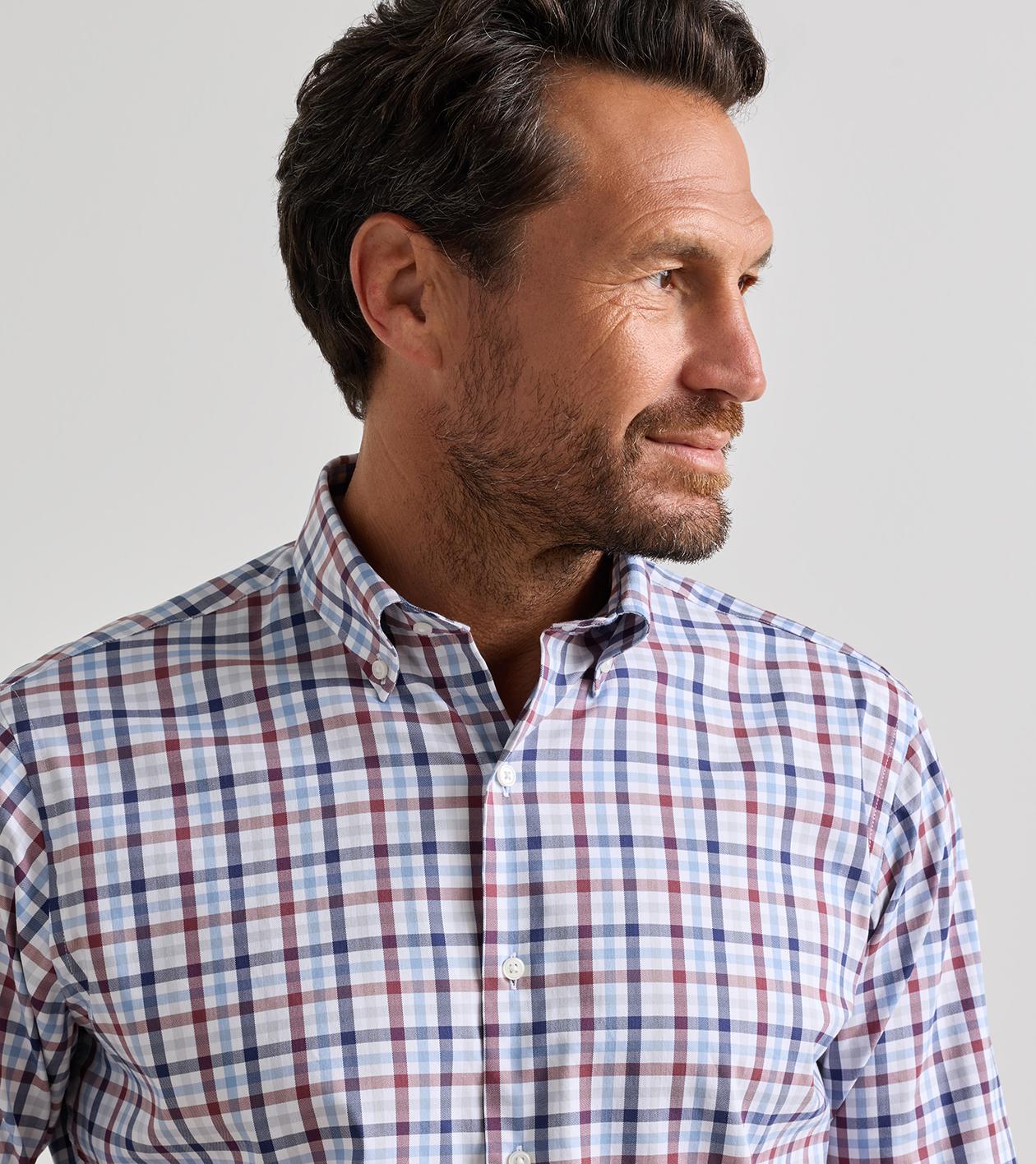 Elliot Crown Lite Cotton Stretch Sport Shirt by Peter Millar - Lakeside