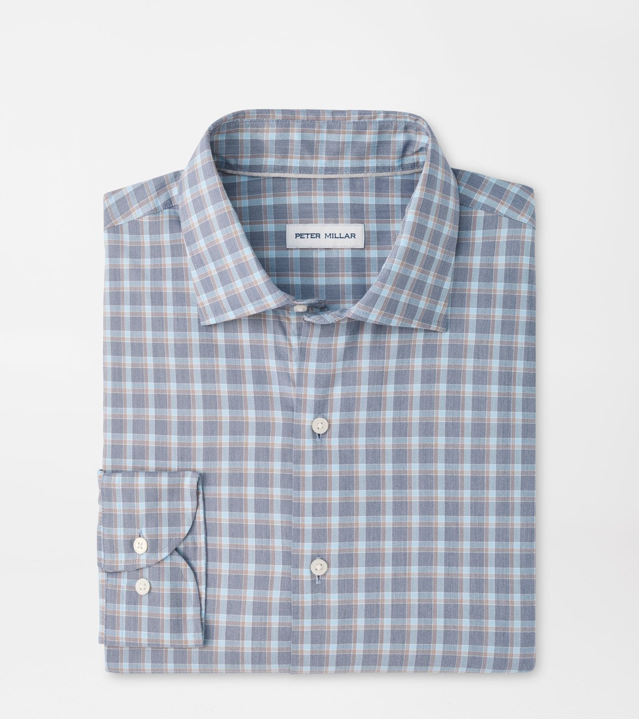 Lincoln Crown Lite Cotton-Stretch Sport Shirt by Peter Millar - Navy