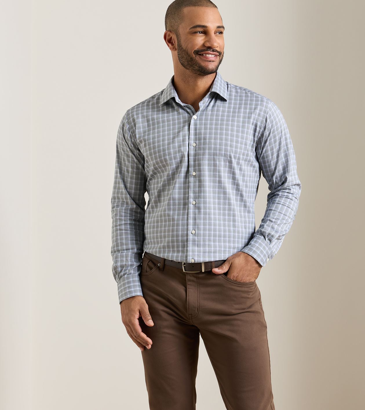 Lincoln Crown Lite Cotton-Stretch Sport Shirt by Peter Millar - Pine Brook
