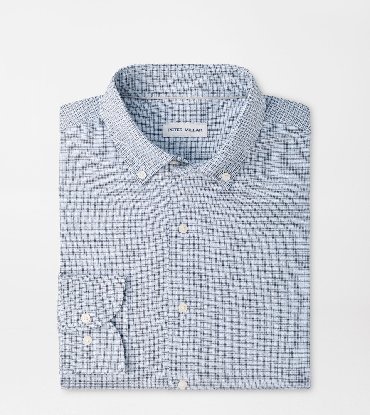 Gregory Crown Lite Cotton Stretch Sport Shirt by Peter Millar - British Grey
