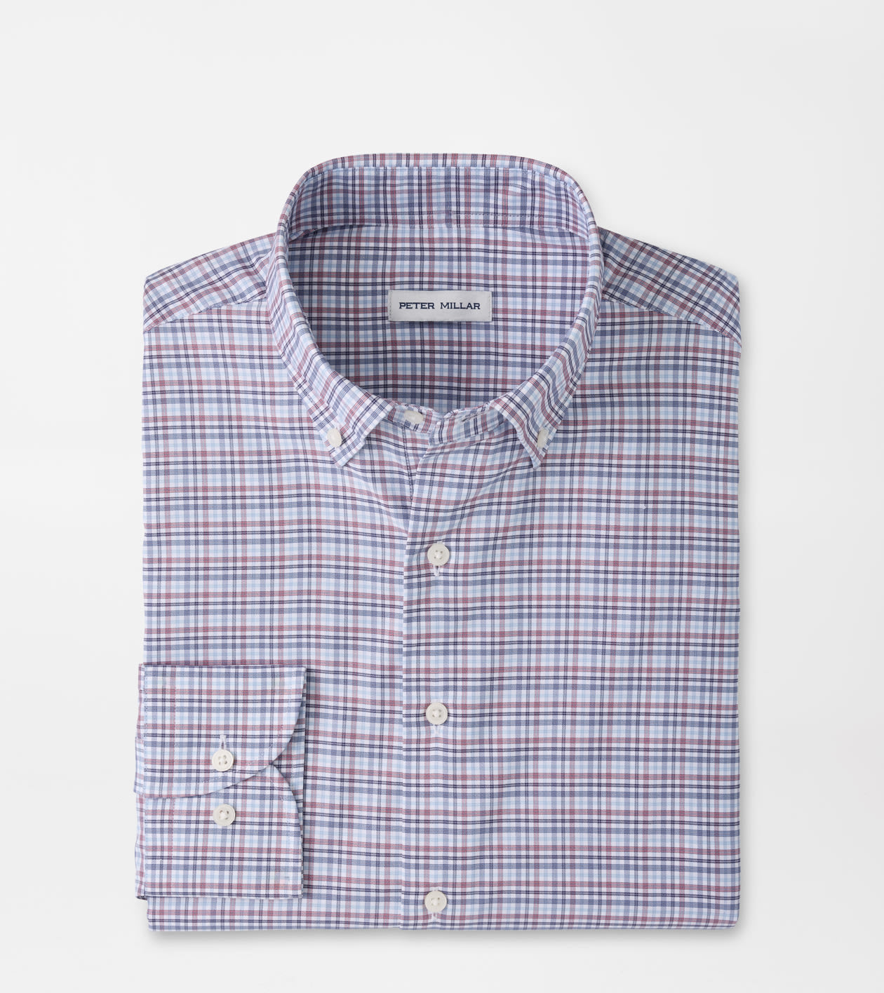 Wayne Performance Twill Sport Shirt by Peter Millar - Blue Freesia