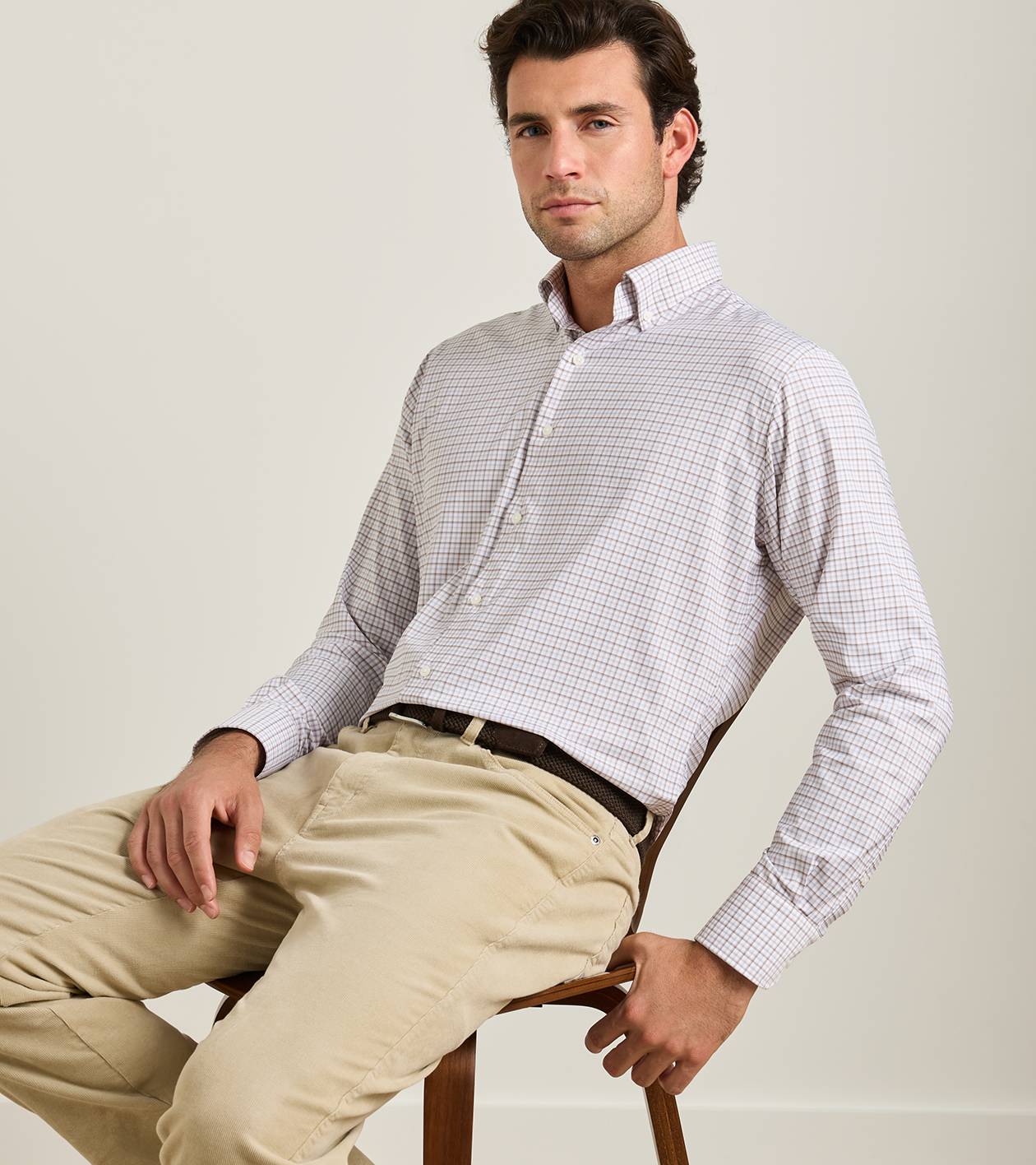Axel Performance Twill Sport Shirt by Peter Millar - Sawgrass