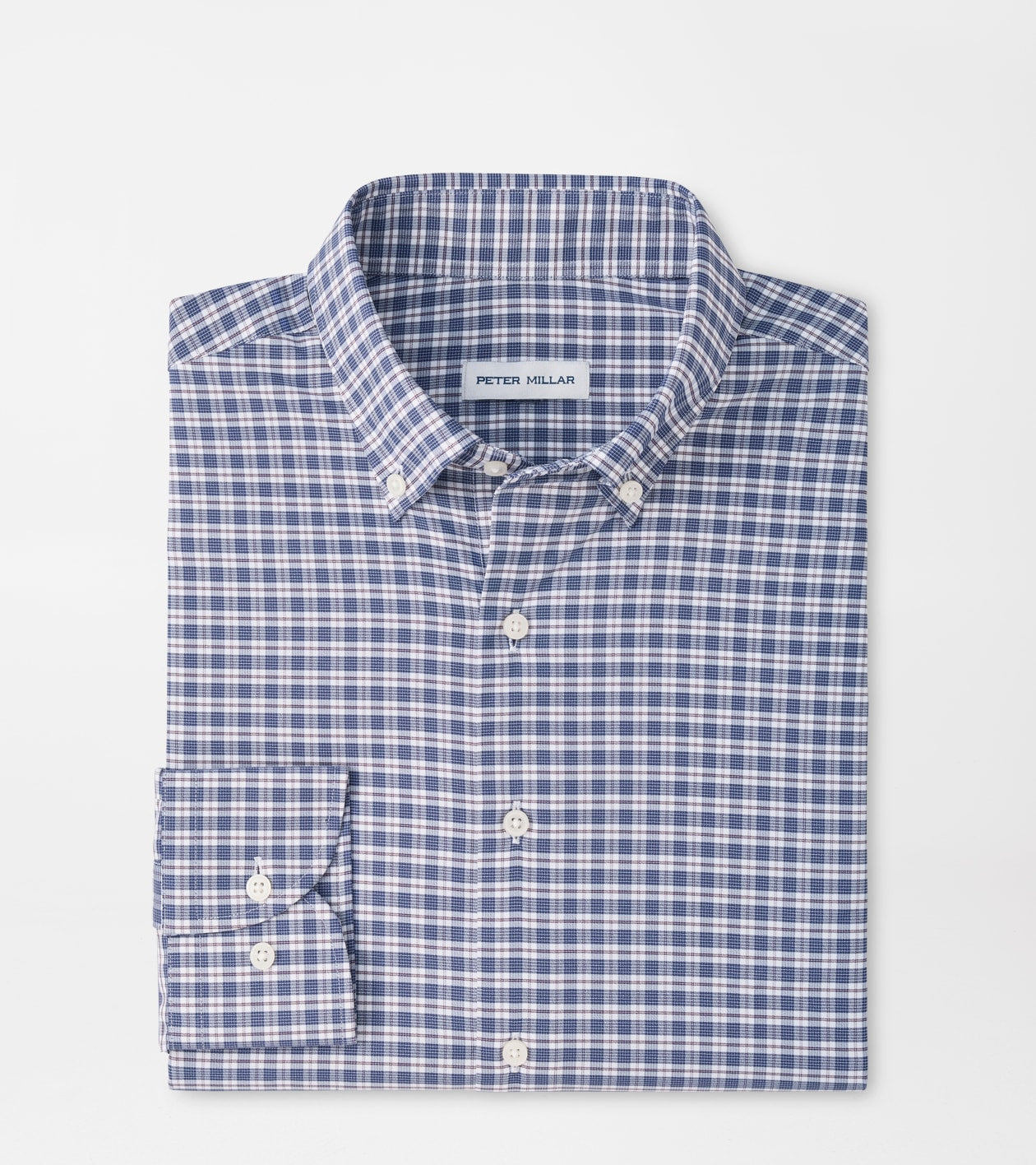 Clark Performance Twill Sport Shirt by Peter Millar - Navy