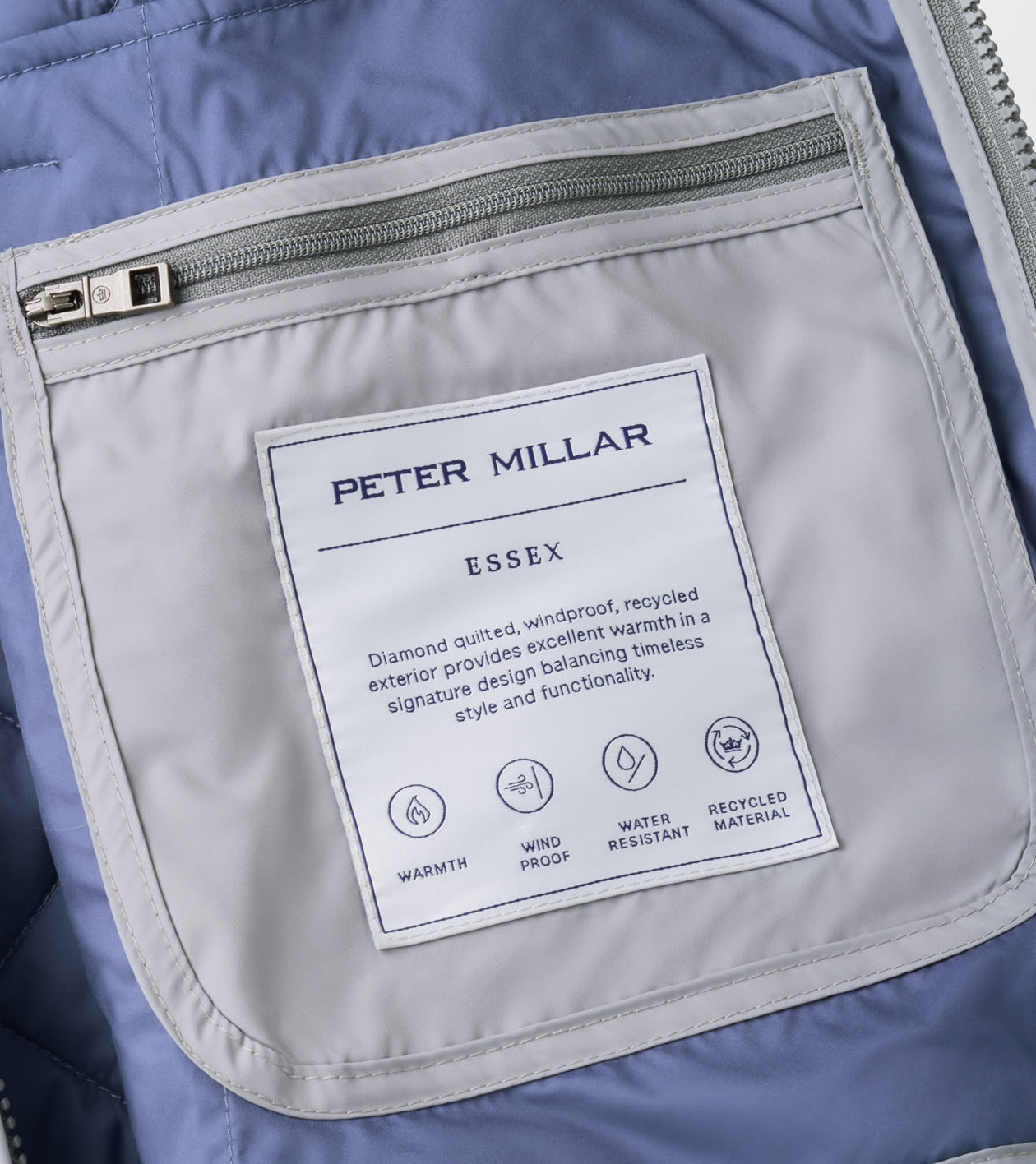 Essex Vest by Peter Millar - Oslo Grey