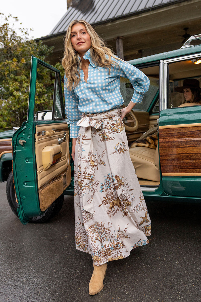 Brady Wrap Skirt - Maple Field & Feather