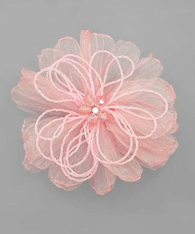 Petal Chiffon Brooch - Two Colors