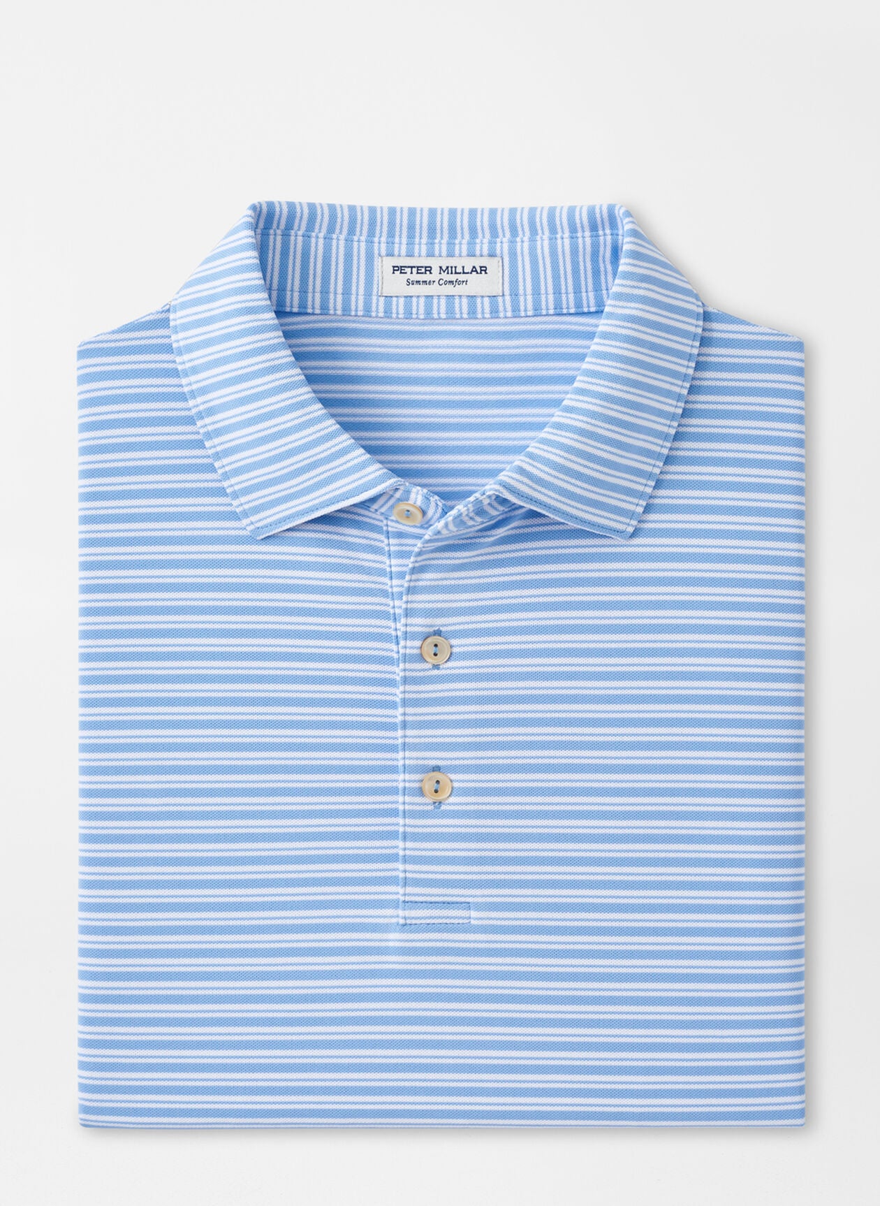 Dellroy Performance Mesh Polo - Cottage Blue