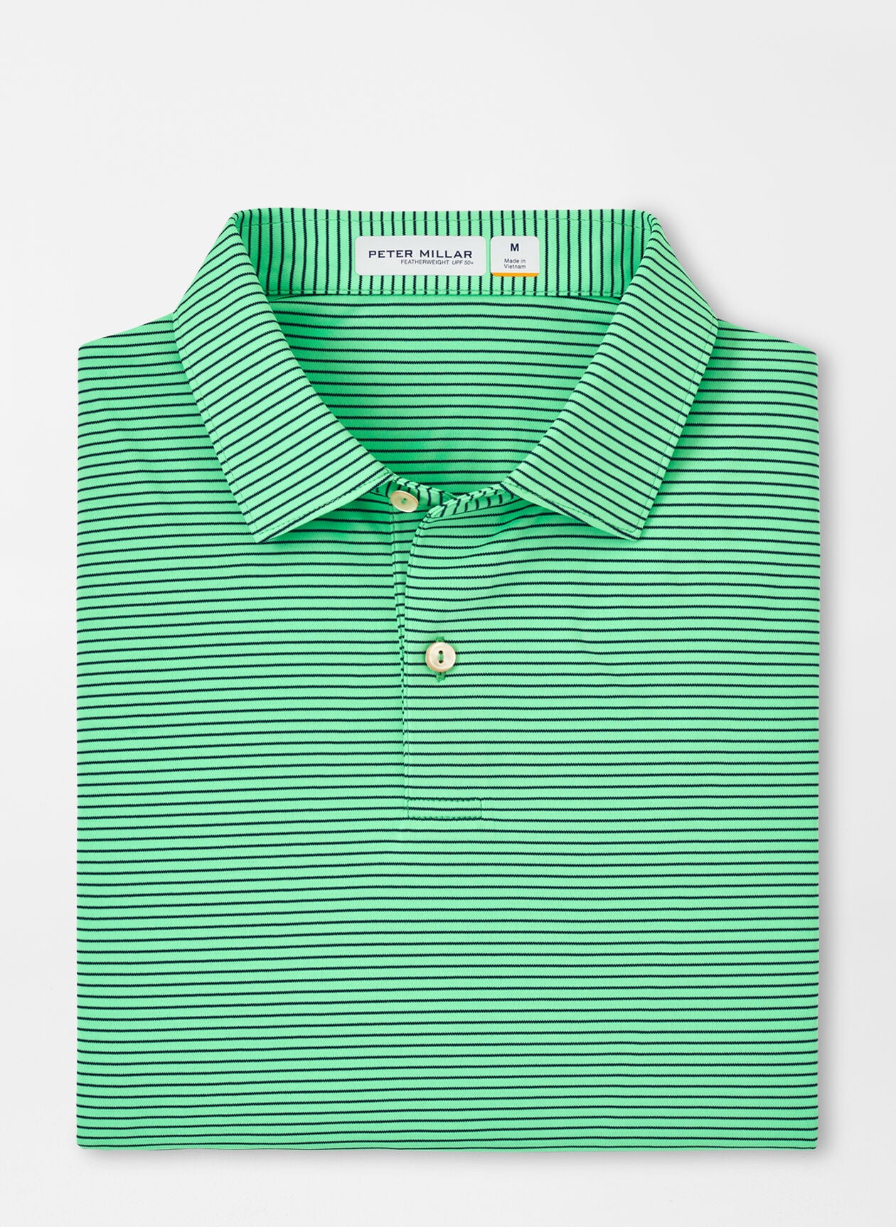 Featherweight Performance Stripe Polo - Summer Meadow