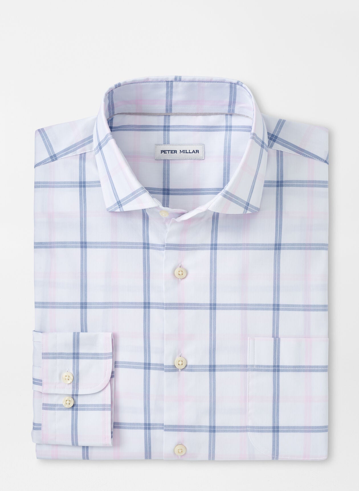 Abbot Crown Lite Cotton-Stretch Sport Shirt - Palmer Pink