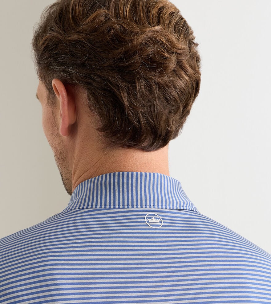 Hales Performance Jersey Polo by Peter Millar - Windsor Blue