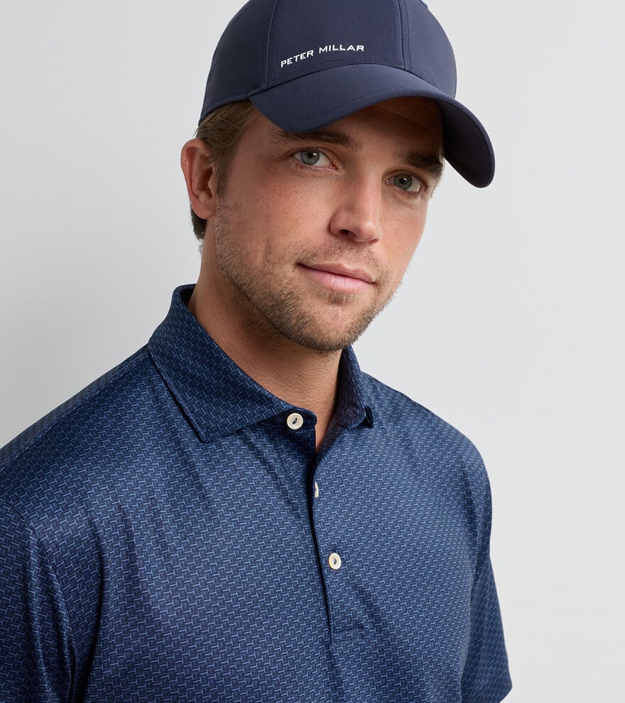 Bunker Bar Performance Jersey Polo by Peter Millar - Navy