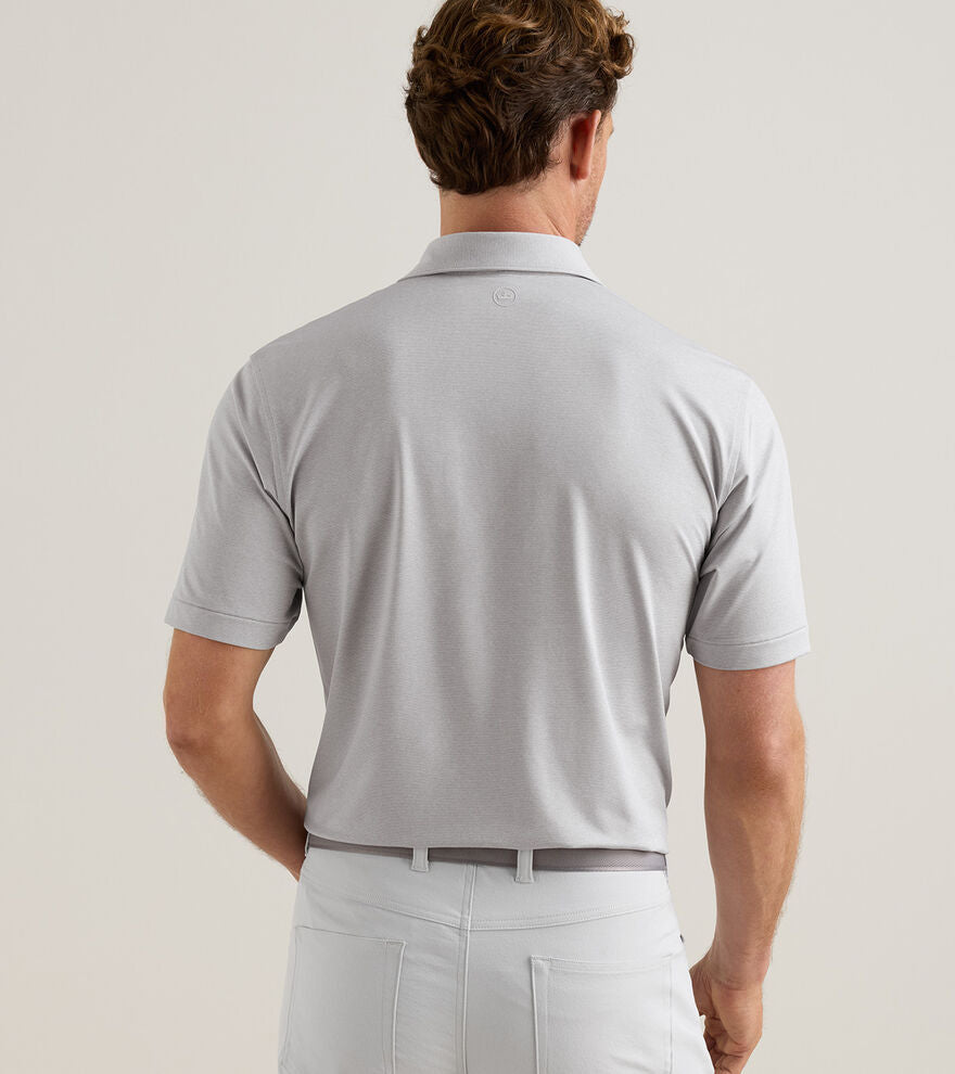 Holden Performance Jersey Polo by Peter Millar - Gale Grey