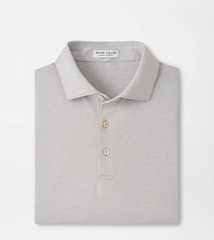 Holden Performance Jersey Polo by Peter Millar - Gale Grey