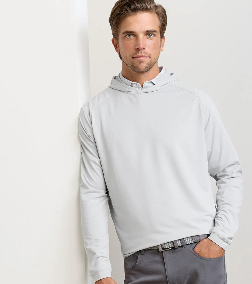 Pine Performance Hoodie by Peter Millar - British Grey