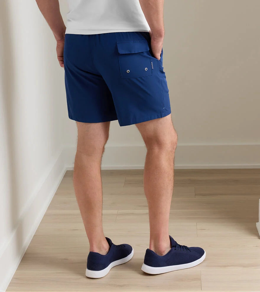 Crown Swim Trunk by Peter Millar - Atlantic Blue