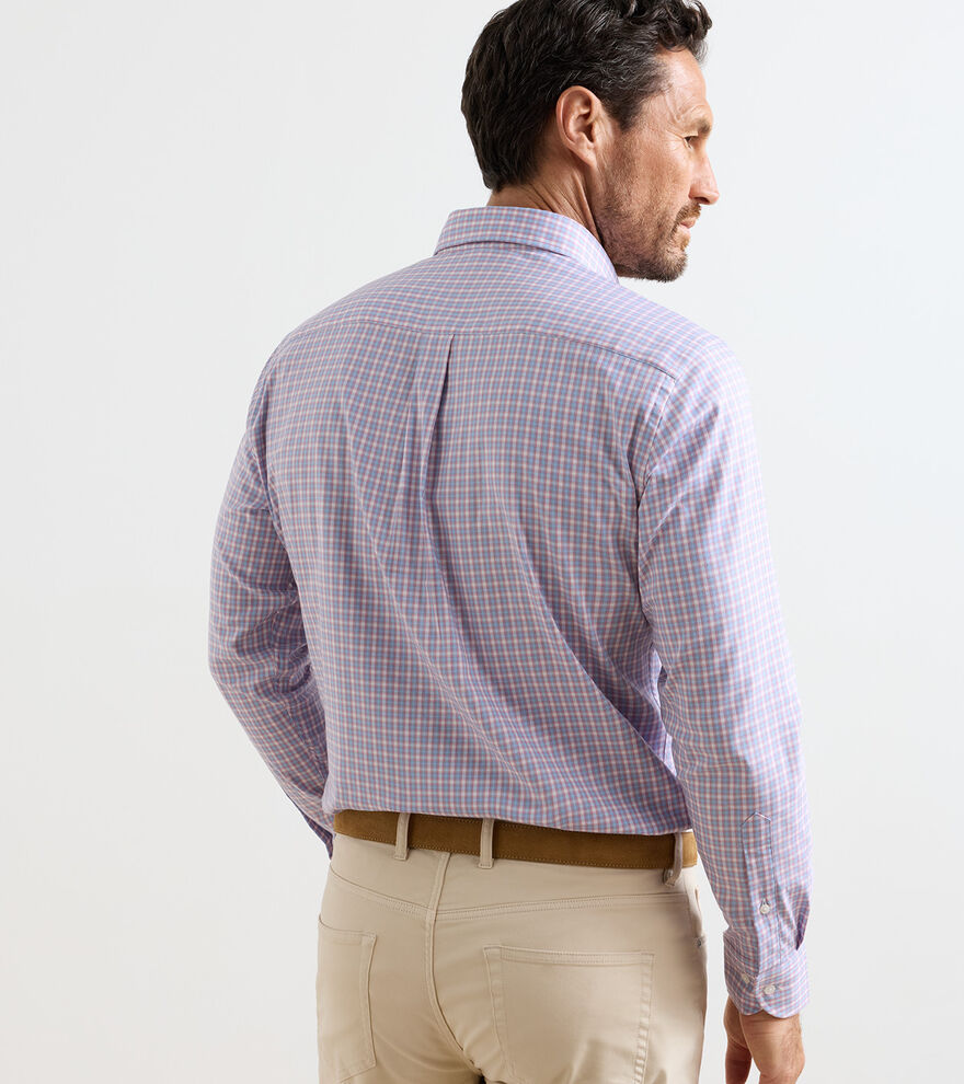 Felix Crown Lite Cotton-Stretch Sport Shirt by Peter Millar - Chili Red