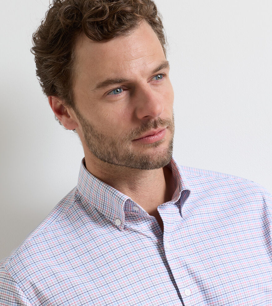 Casey Performance Twill Sport Shirt by Peter Millar - Navy