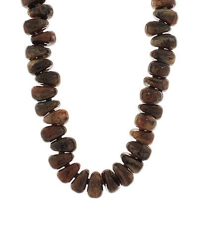 The Nugget Necklace - Brown