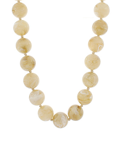 Marble Ball Necklace - Four Colors