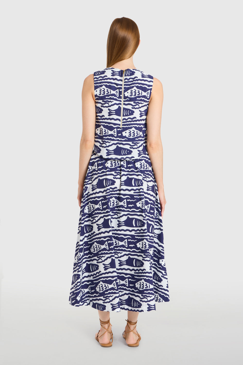 Pavilion Skirt - Fish Print