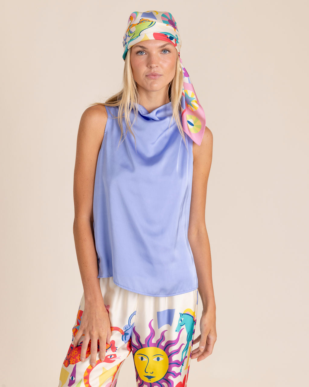 Claire Top- Periwinkle