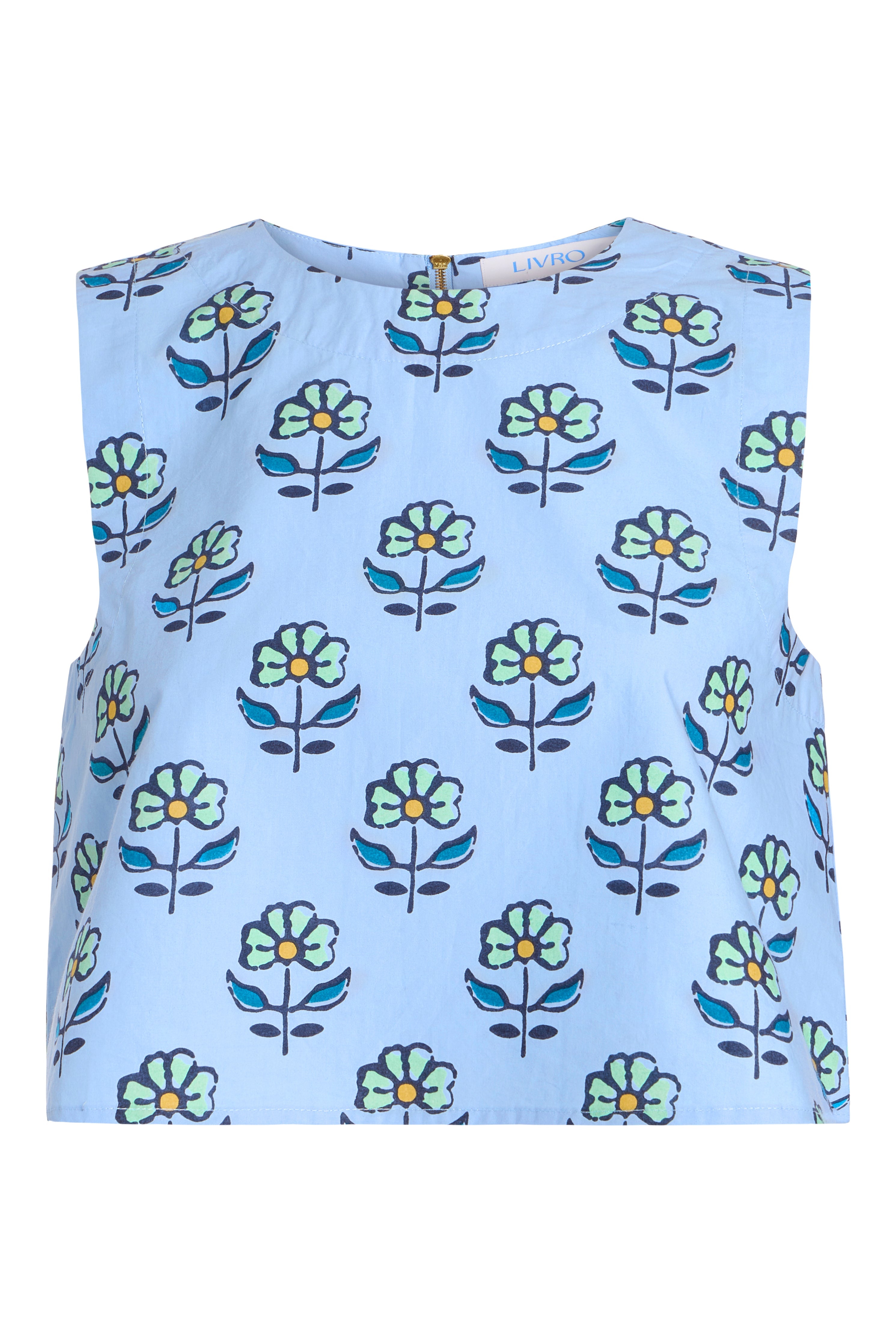 Crop Top - Orchid Sprigs