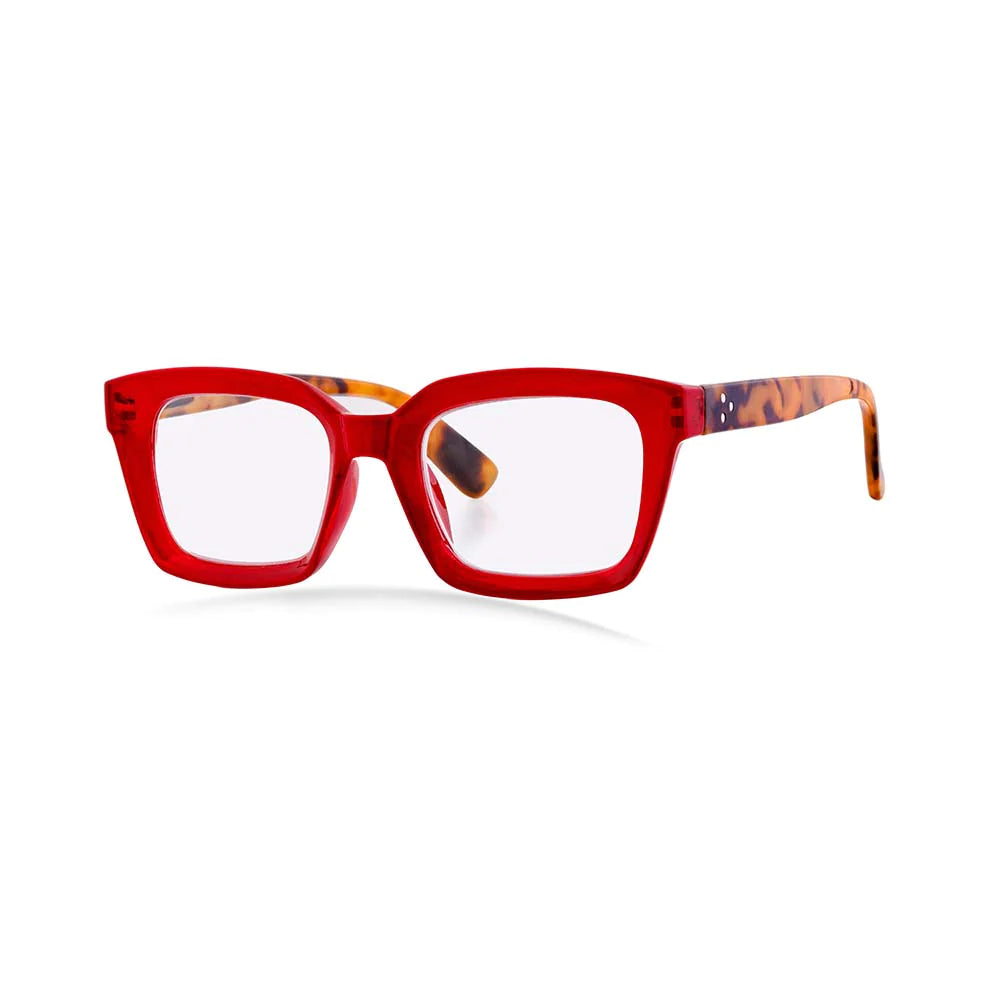 Shea Eyeglass- Red/Tortoise