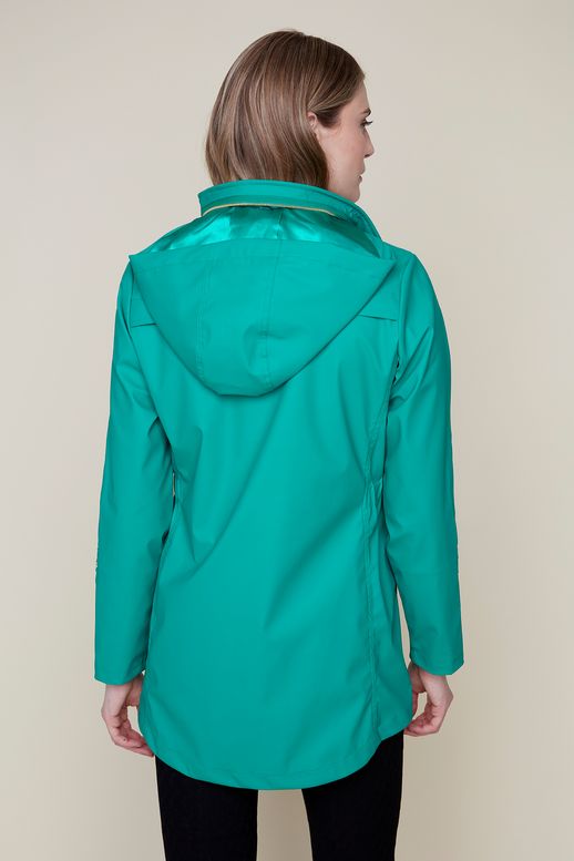 Emerald green rain jacket online