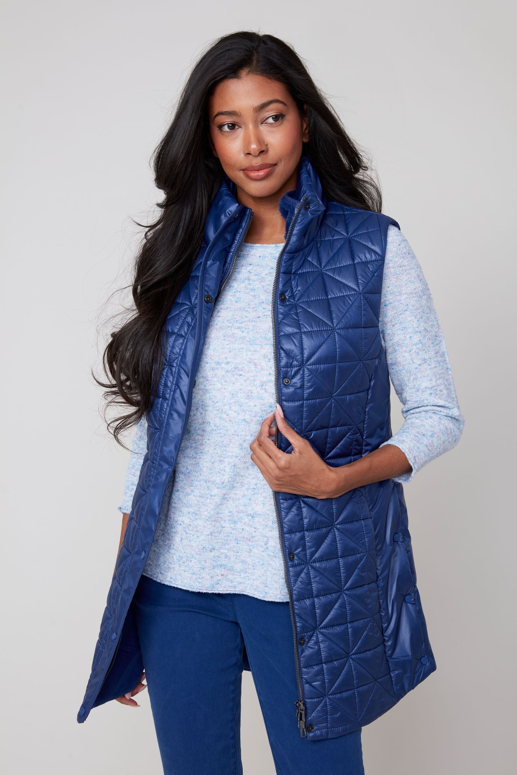 The Perfect Woven Puffer Vest - Two Colors