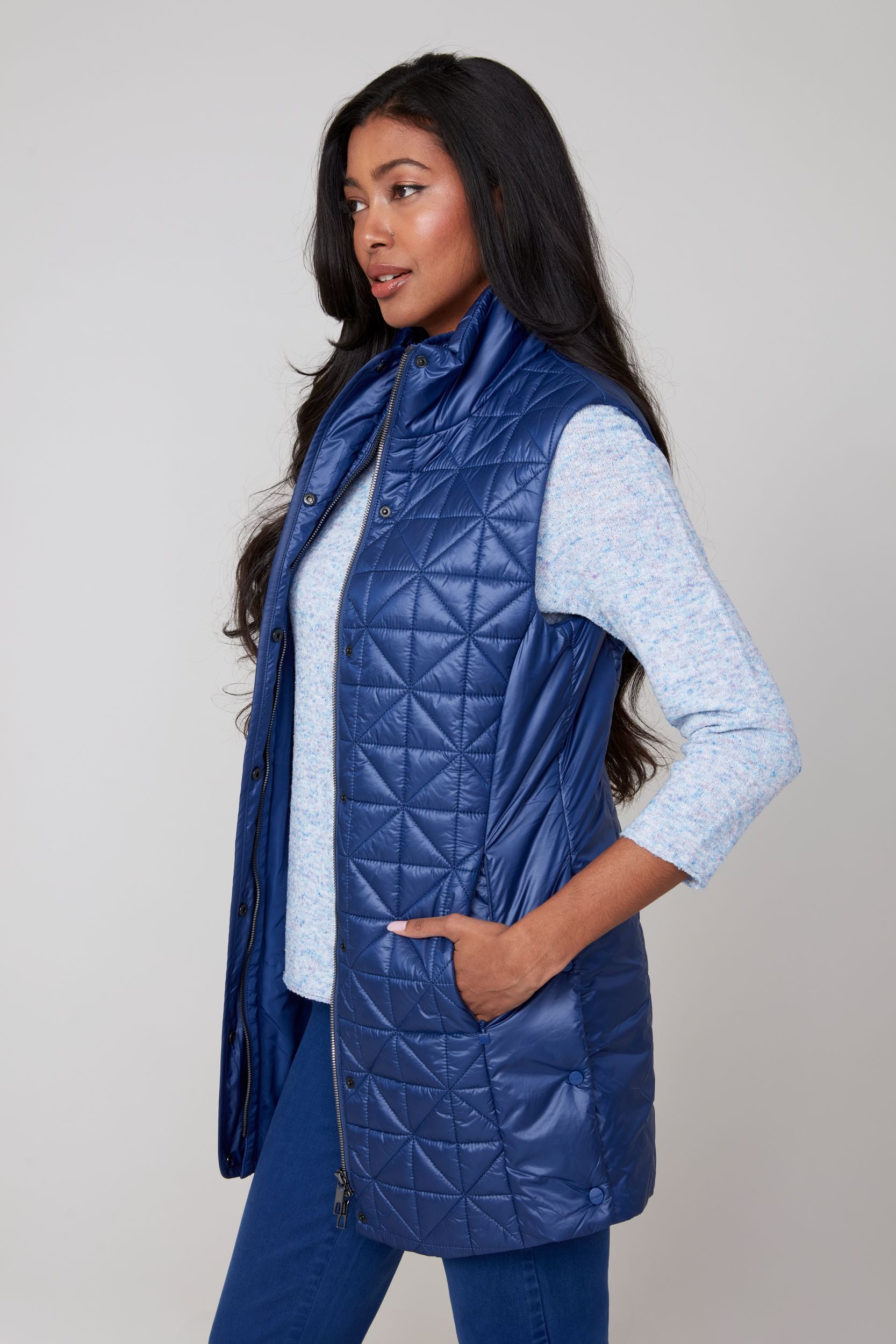 The Perfect Woven Puffer Vest - Two Colors