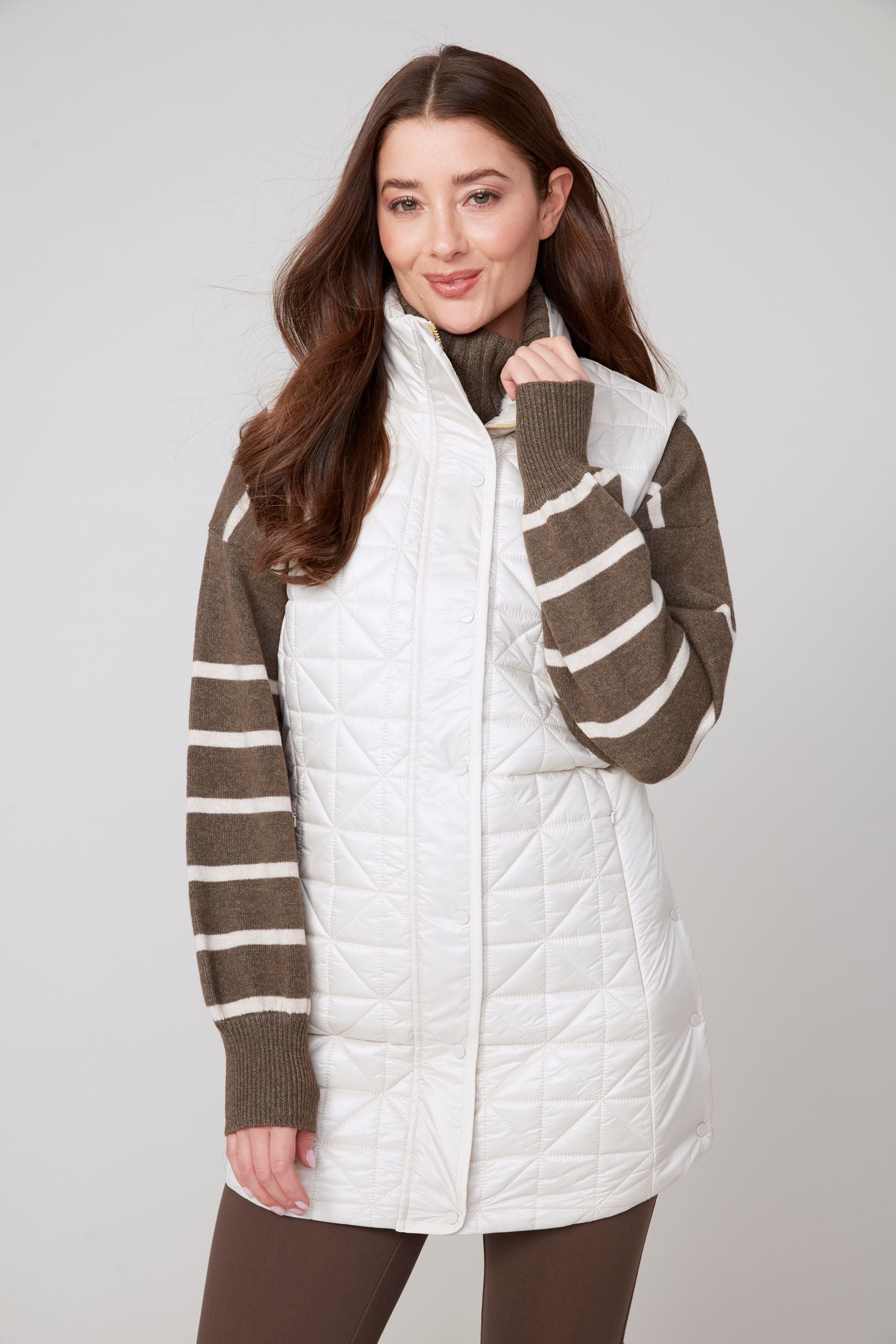 The Perfect Woven Puffer Vest - Two Colors