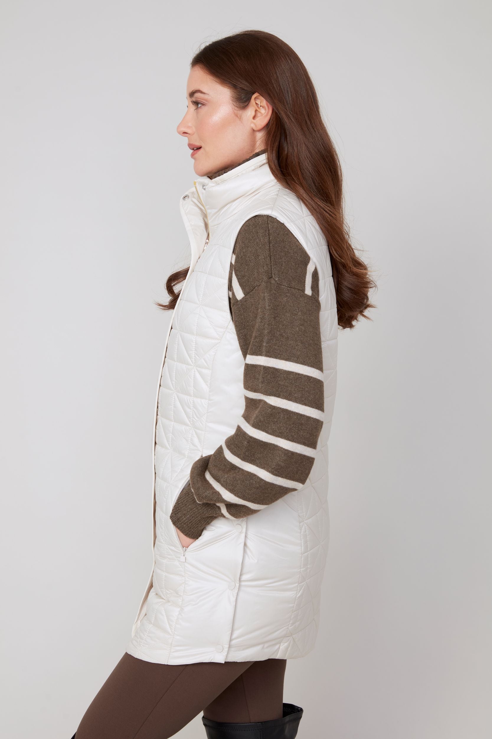 The Perfect Woven Puffer Vest - Two Colors