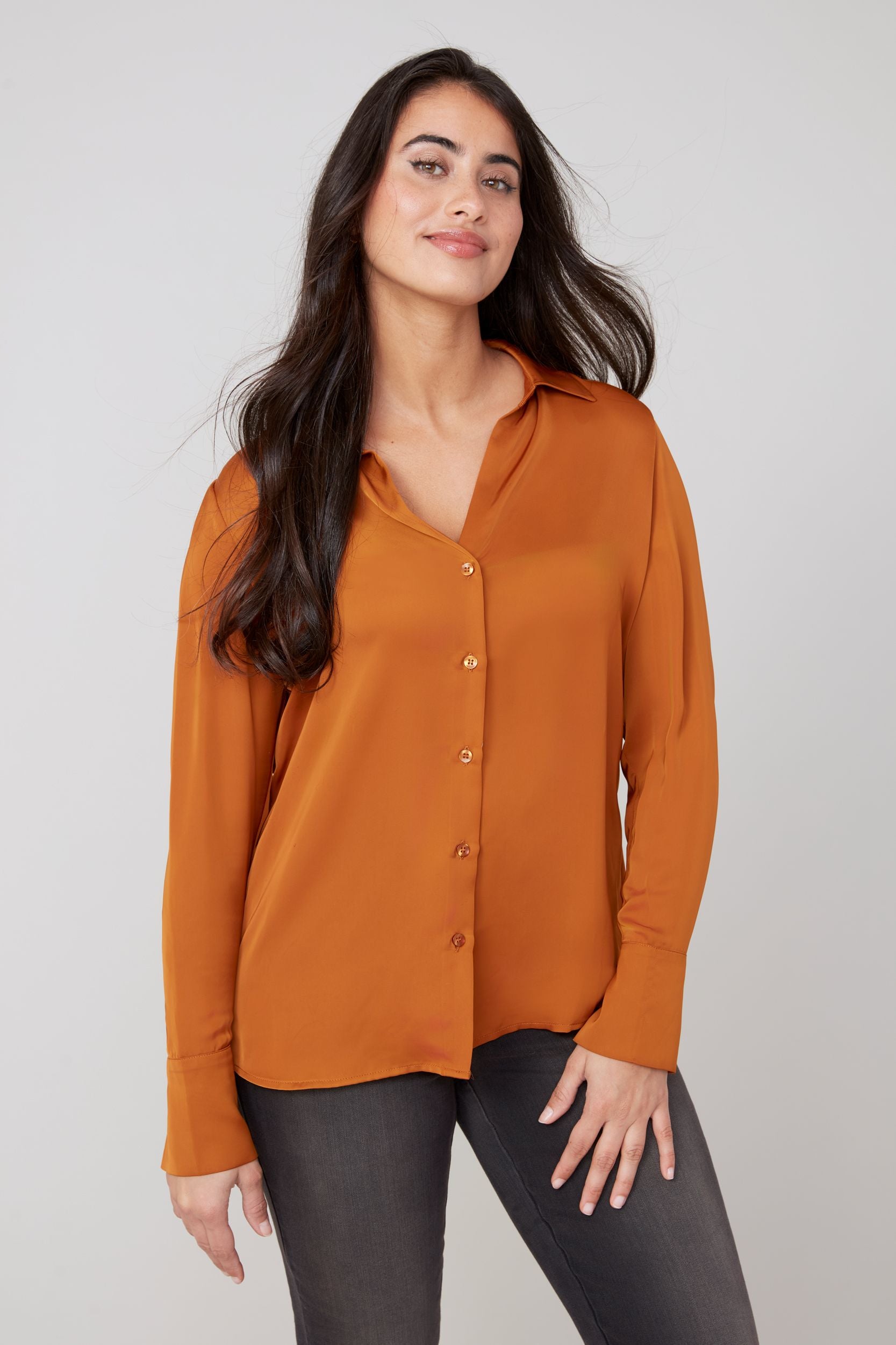 The Daphne Blouse - Bronze