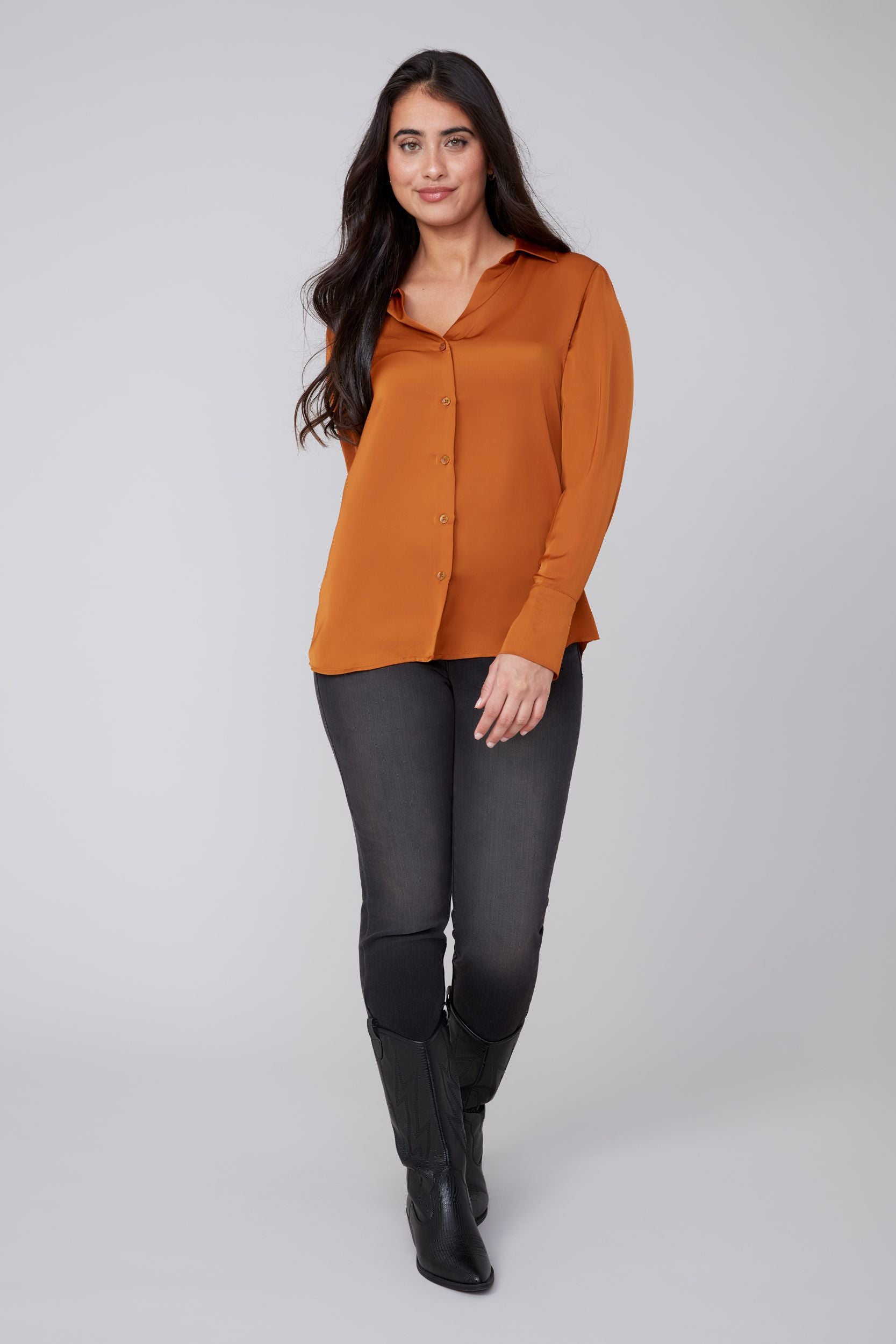 The Daphne Blouse - Bronze