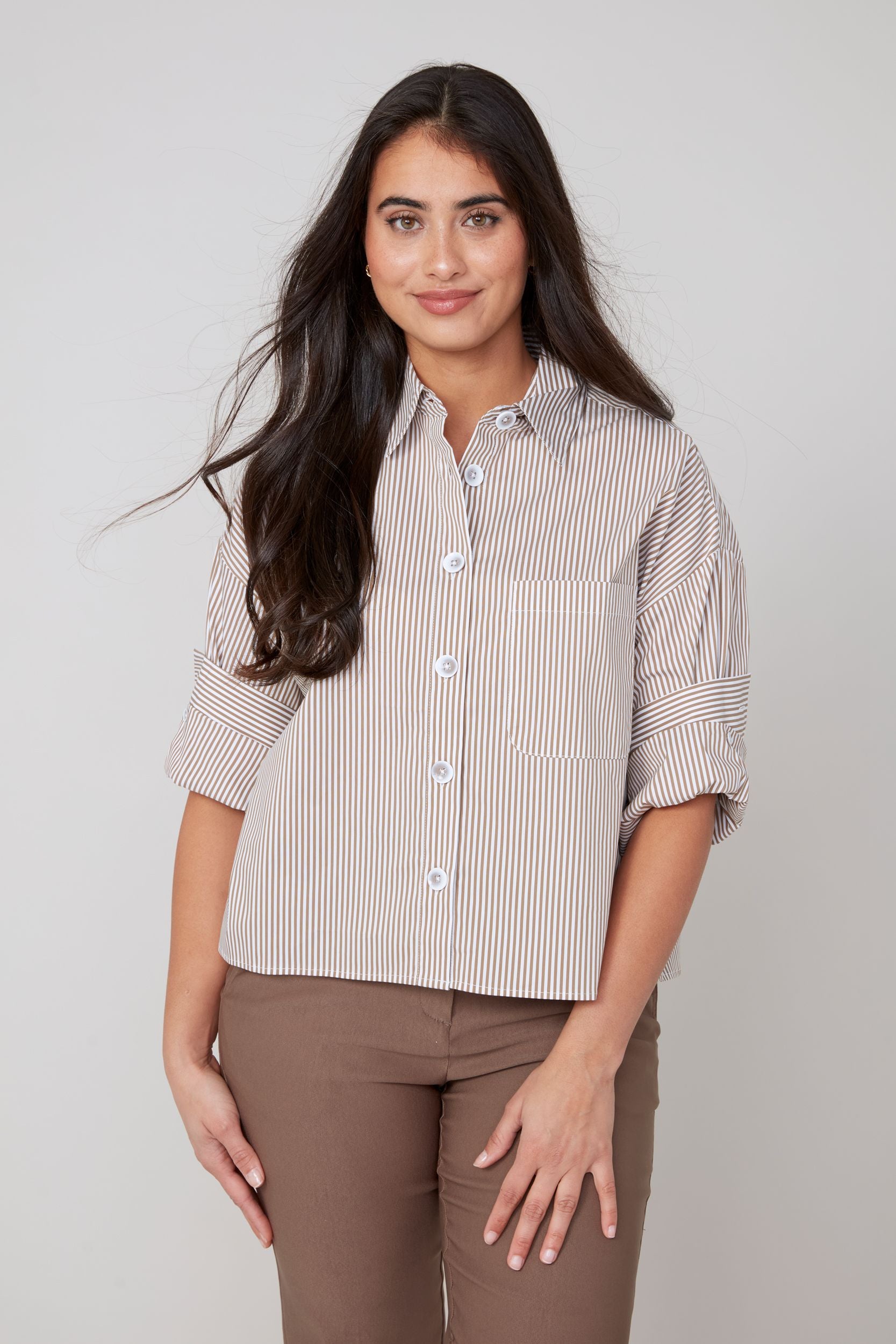 The New Daily Blouse - Tan