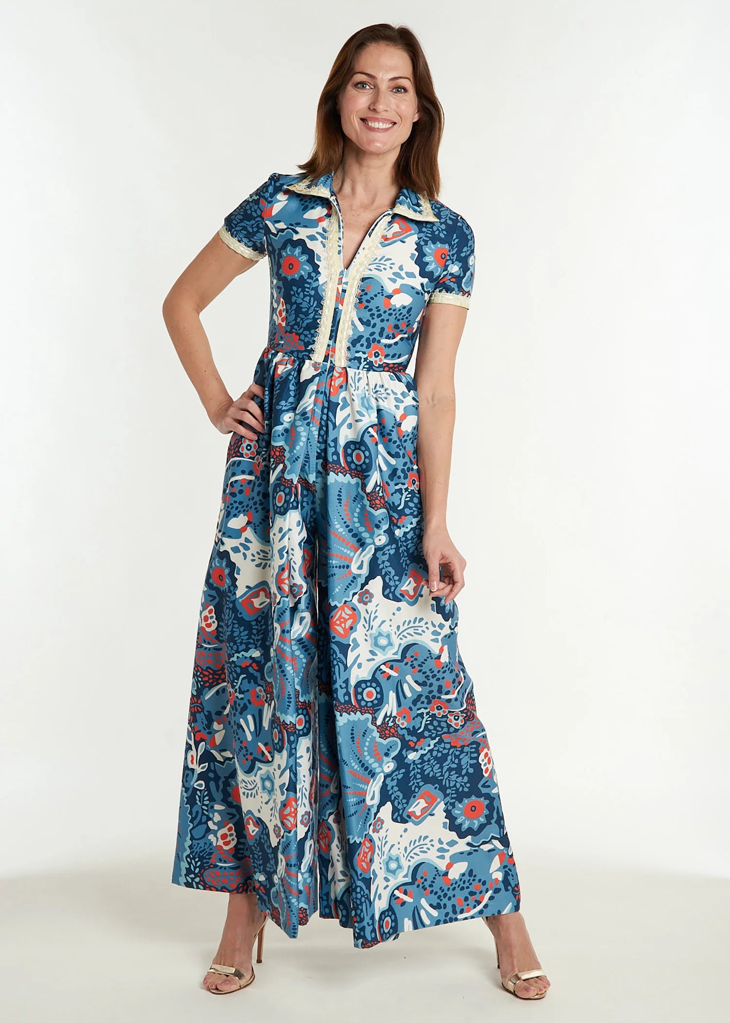 Coulotte Dress-Jubilee Seafom